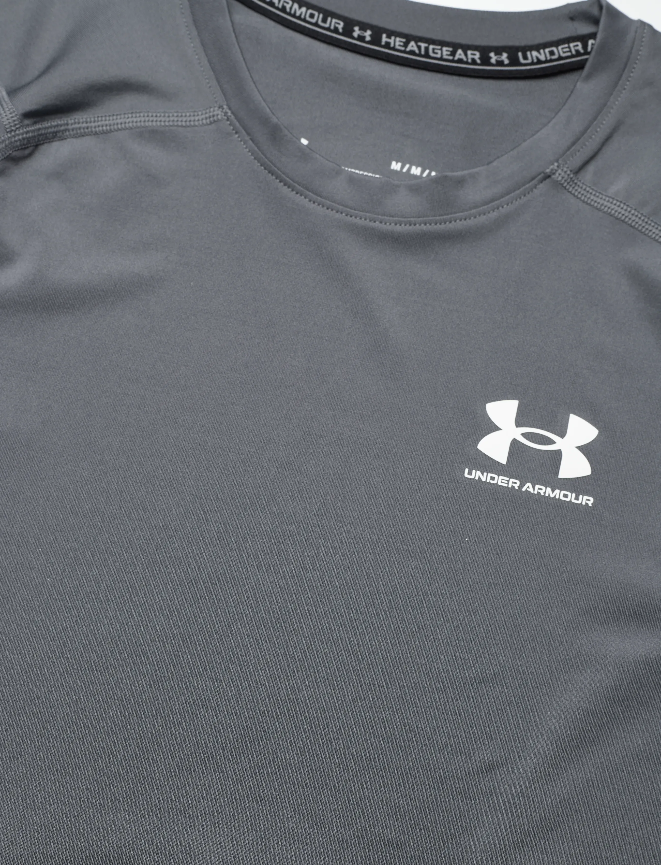 Under Armour - UA HG Armour Comp SS - t-shirts - castlerock - 4