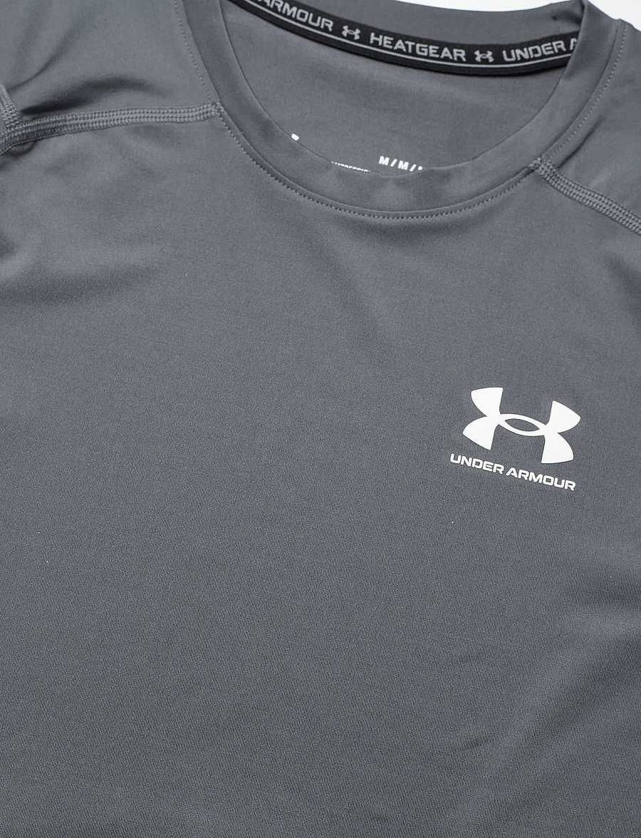 Under Armour - UA HG Armour Comp SS - t-shirts - castlerock - 4