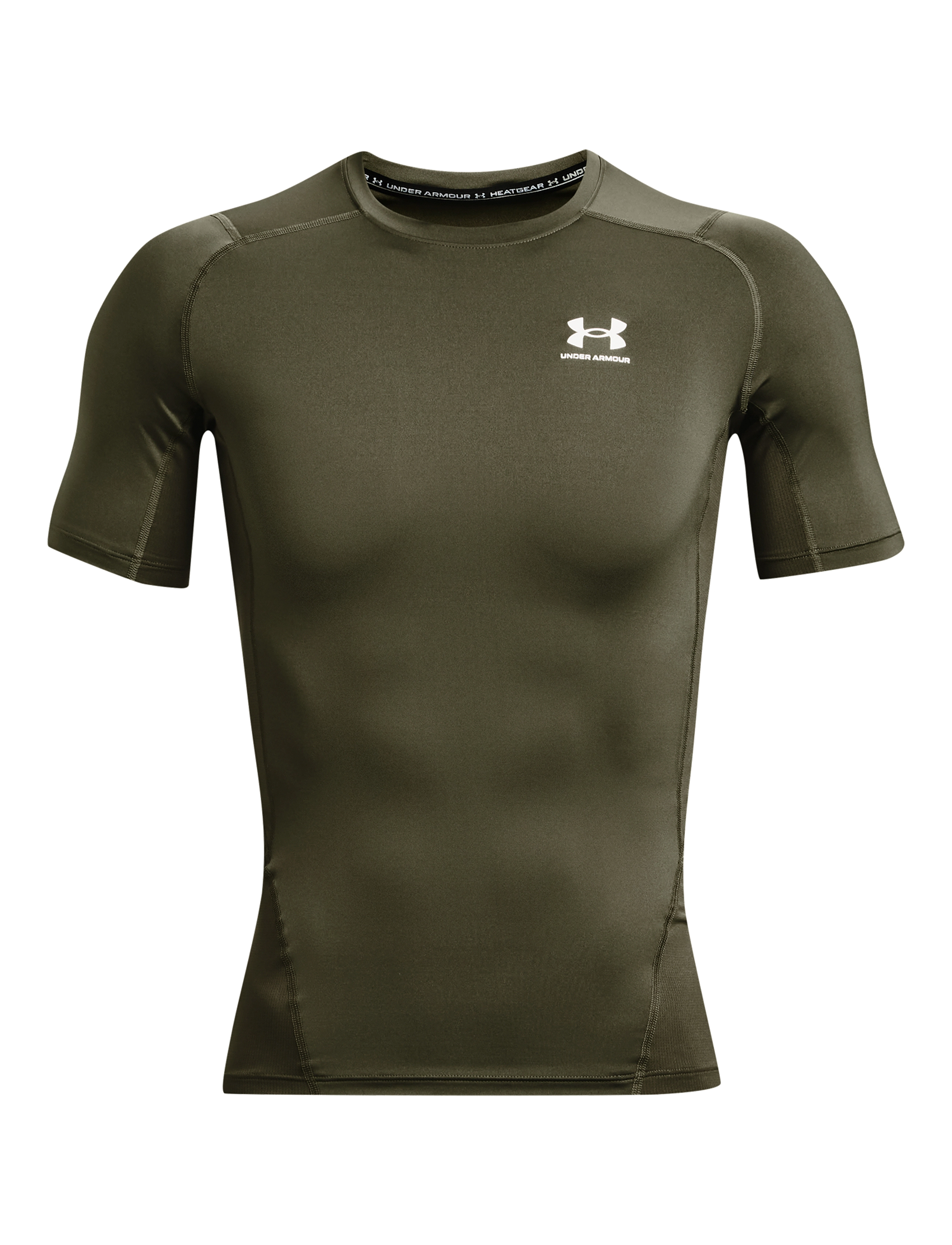 UNDER ARMOUR Ua Hg Armour Comp Ss Khaki - XXL - Herren