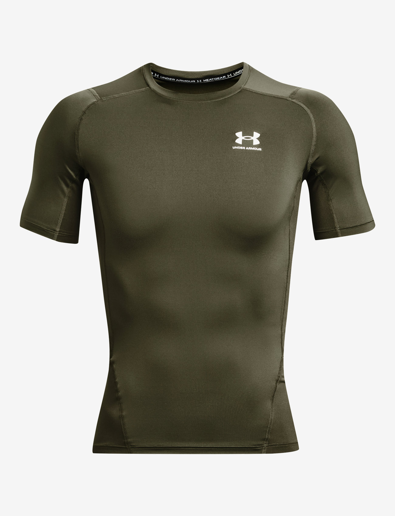 Under Armour - UA HG Armour Comp SS - t-shirts - marine od green - 1