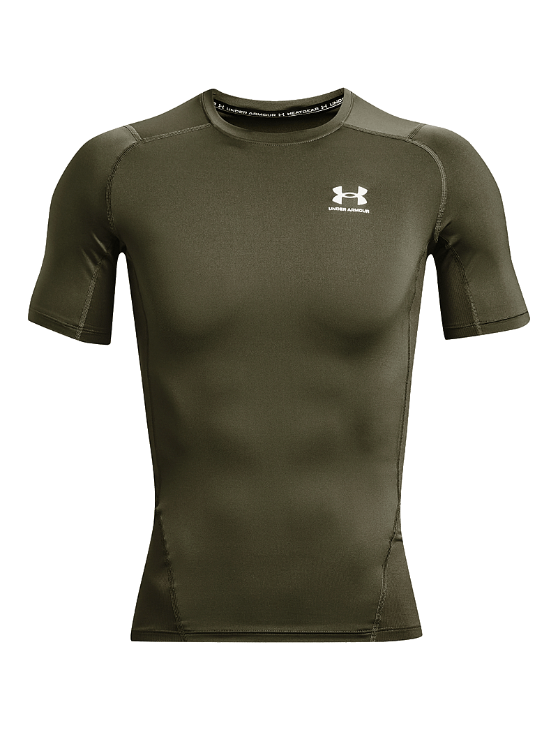 Under Armour - UA HG Armour Comp SS - t-shirts - marine od green - 1