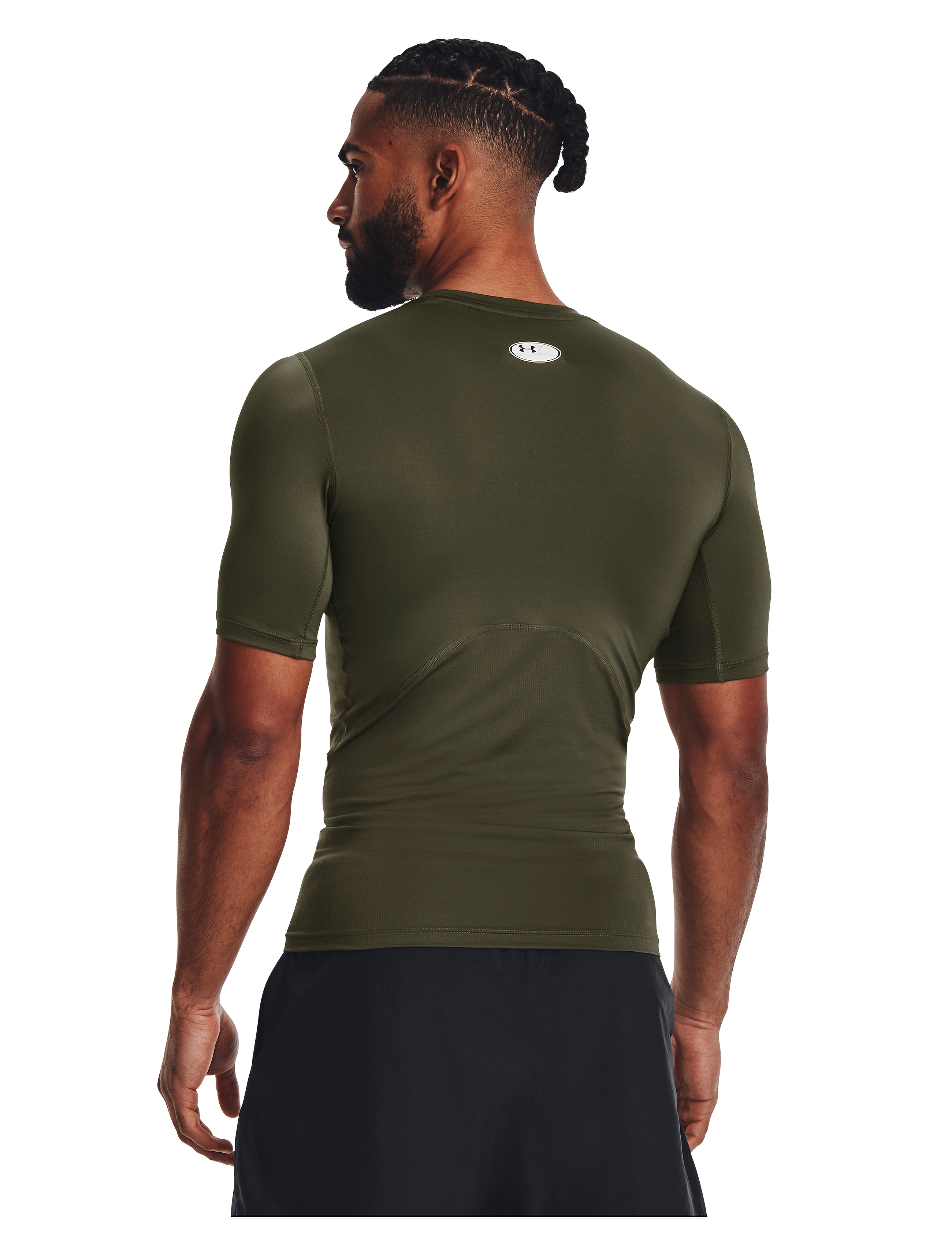 Under Armour - UA HG Armour Comp SS - t-särgid - marine od green - 4