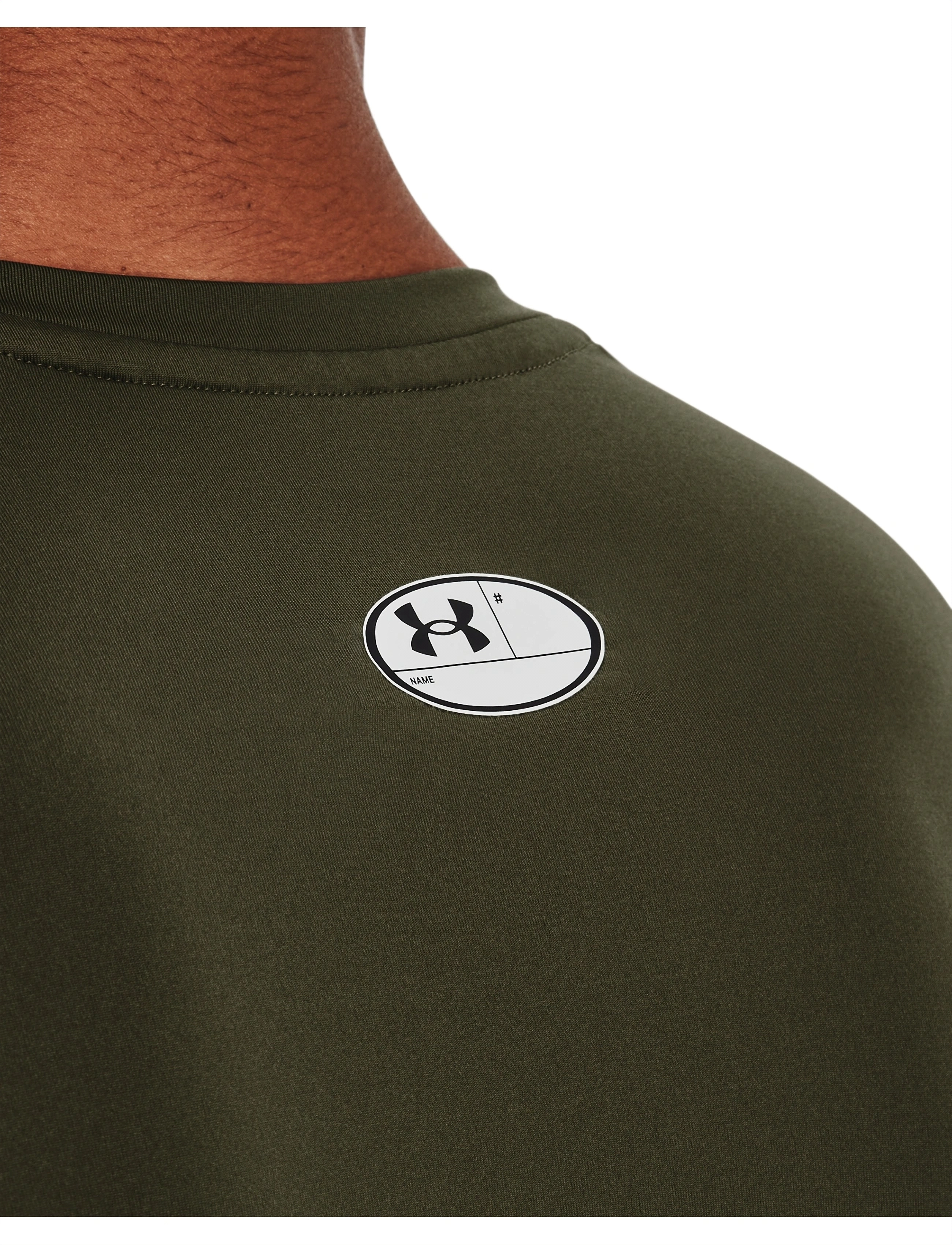 Under Armour - UA HG Armour Comp SS - t-särgid - marine od green - 5