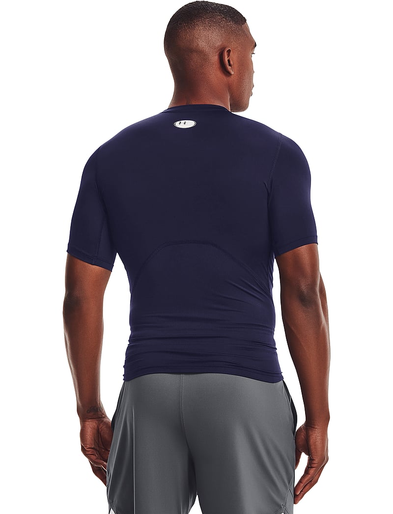 Under Armour - UA HG Armour Comp SS - t-shirts - midnight navy - 3