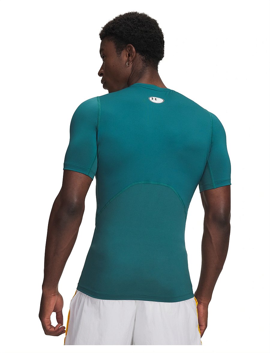 Under Armour - UA HG Armour Comp SS - t-shirts - rack green - 3