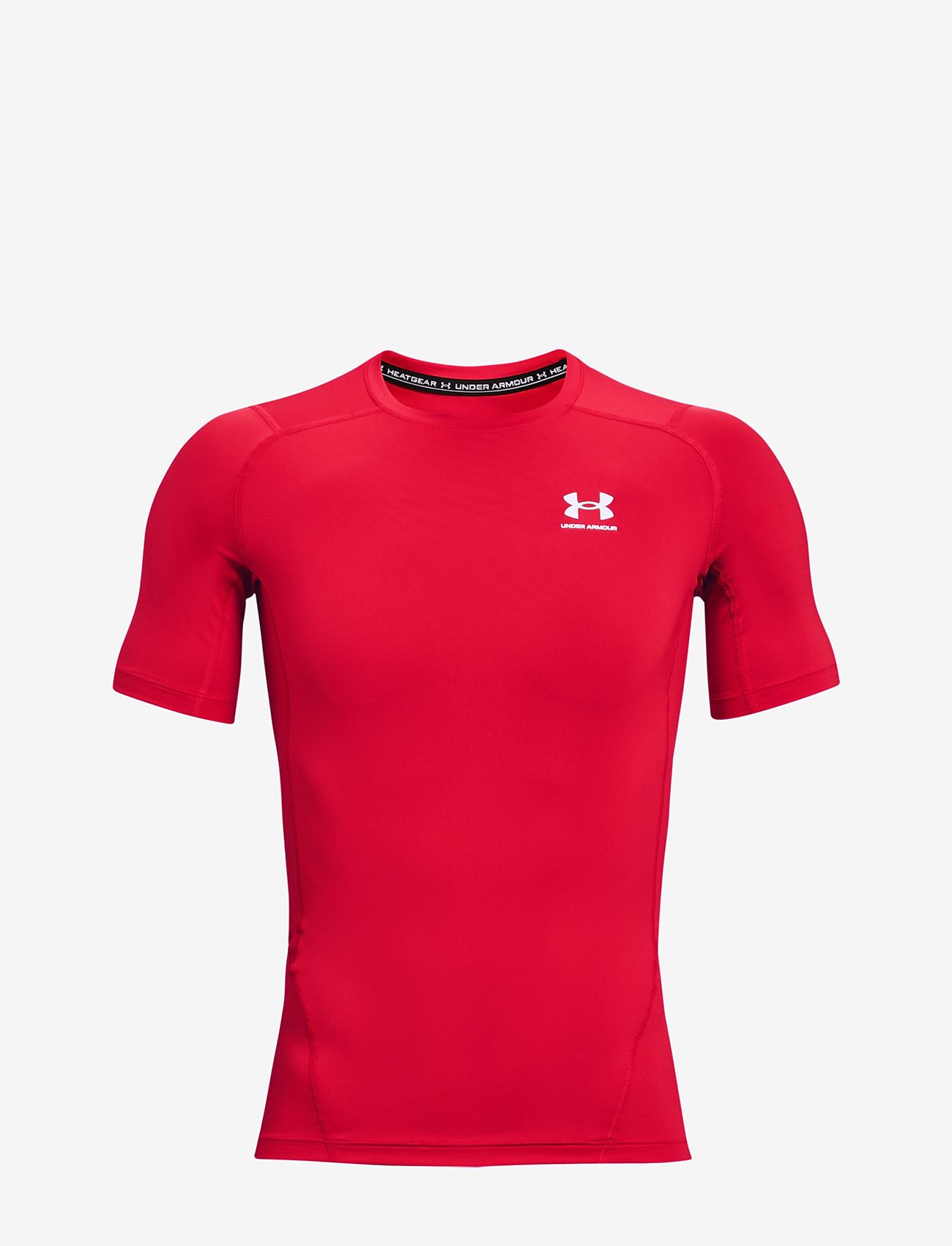 Under Armour - UA HG Armour Comp SS - t-shirts - red - 1