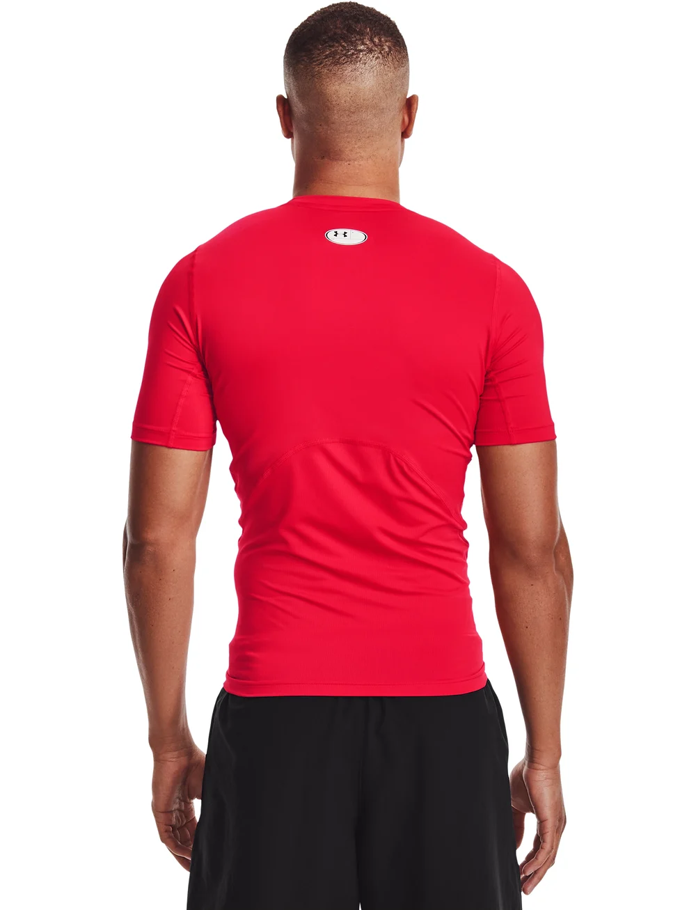 Under Armour - UA HG Armour Comp SS - t-shirts - red - 3