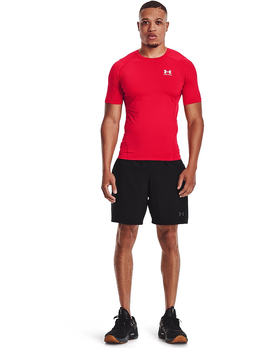 Under Armour - UA HG Armour Comp SS - t-shirts - red - 4