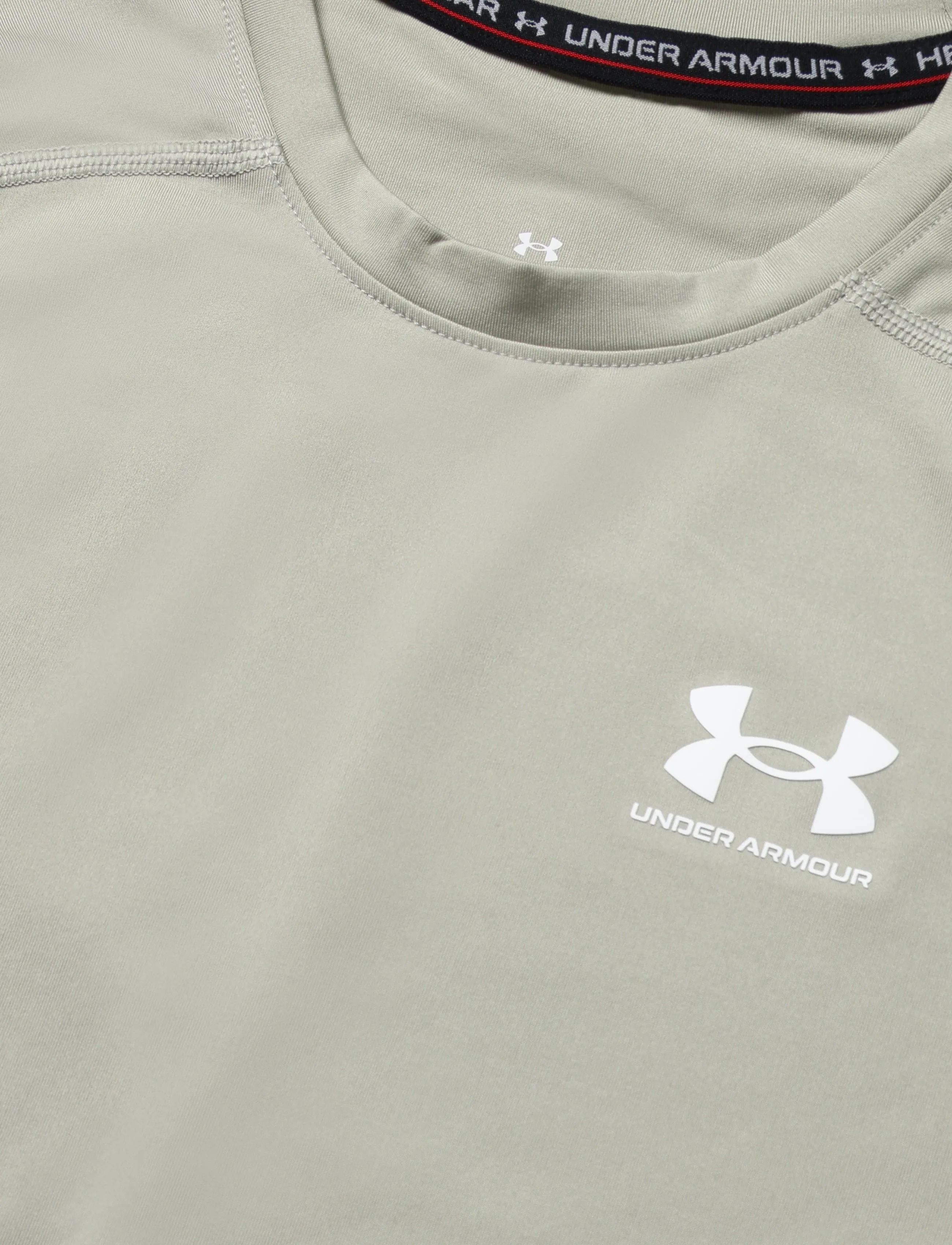 Under Armour - UA HG Armour Comp SS - t-shirts - timberwolf taupe - 5