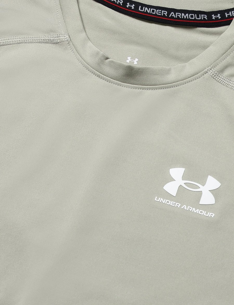 Under Armour - UA HG Armour Comp SS - t-shirts - timberwolf taupe - 5