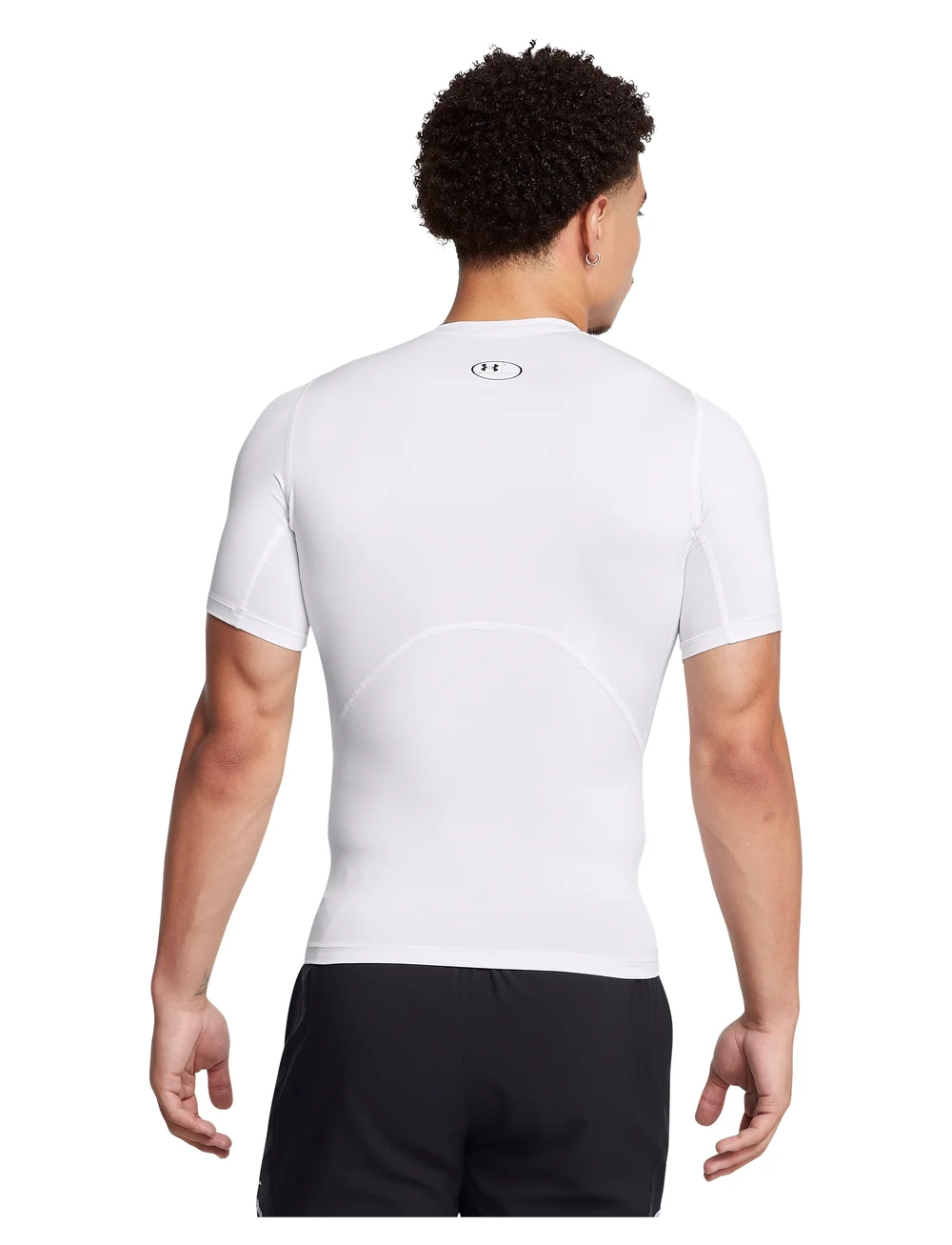Under Armour - UA HG Armour Comp SS - t-shirts - white - 3