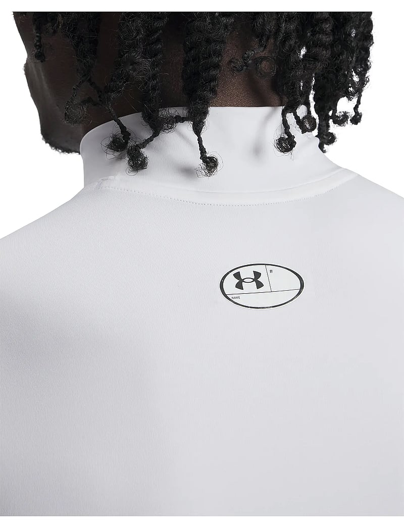 Under Armour - UA HG Armour Comp Mock SL - tank tops - white - 5