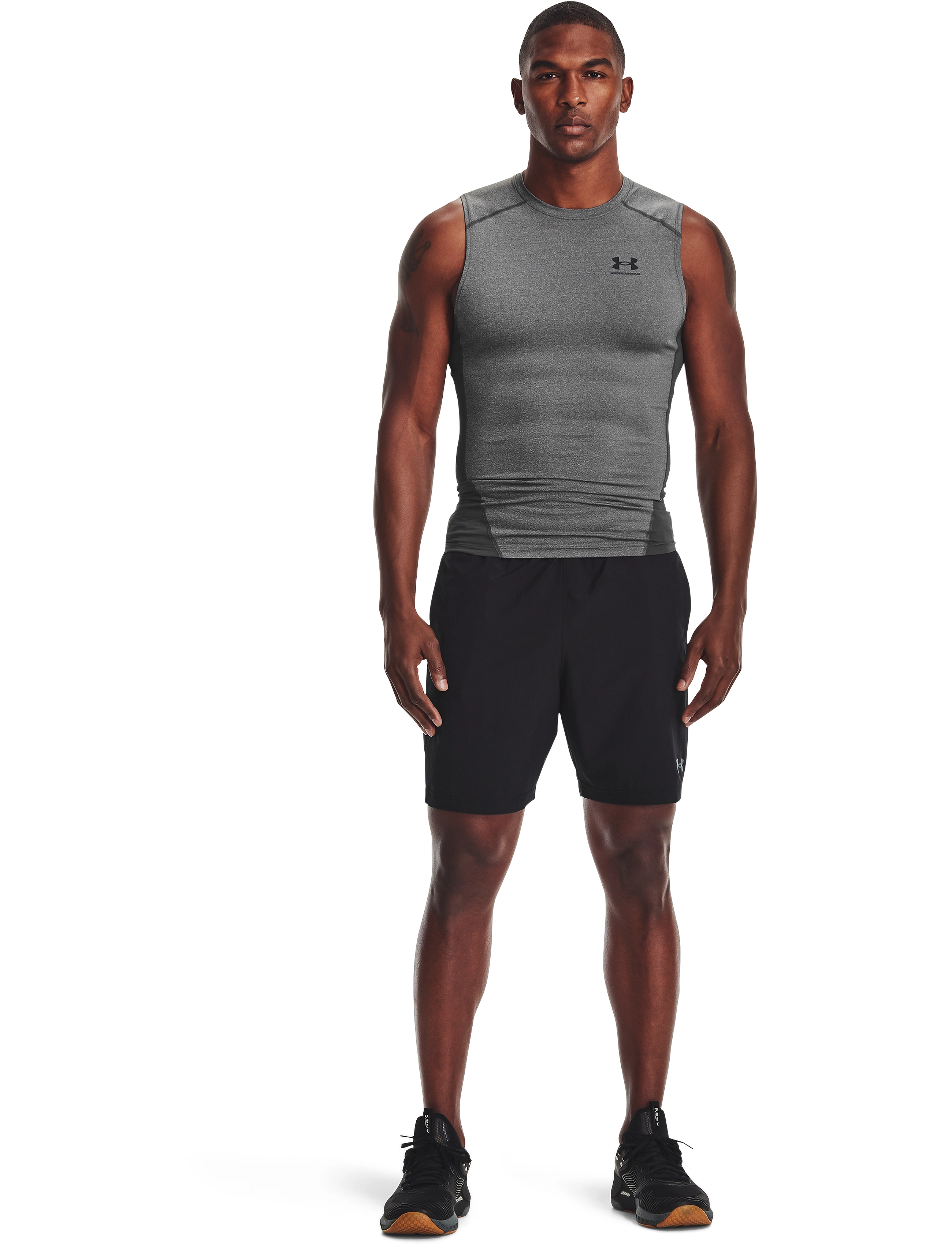 Under Armour - UA HG Armour Comp SL - treenitopit - carbon heather - 0