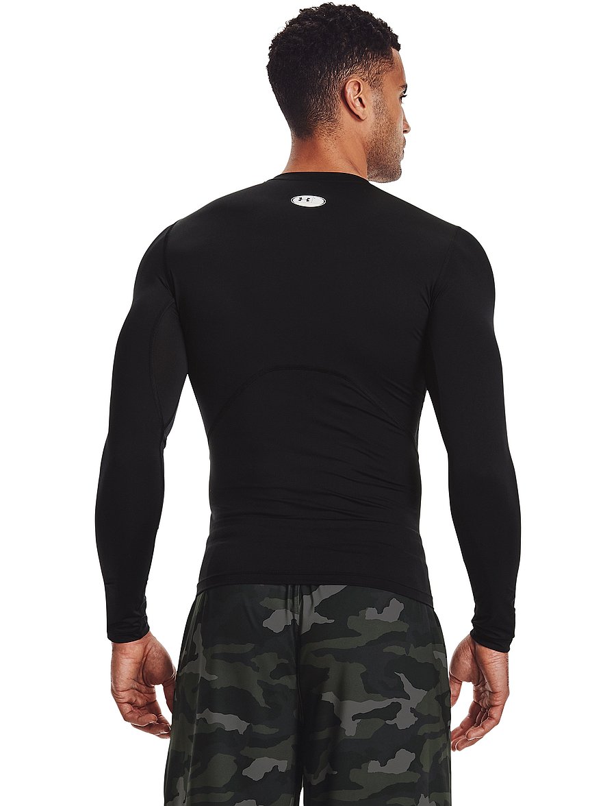 Under Armour - UA HG Armour Comp LS - langermede topper - black - 3