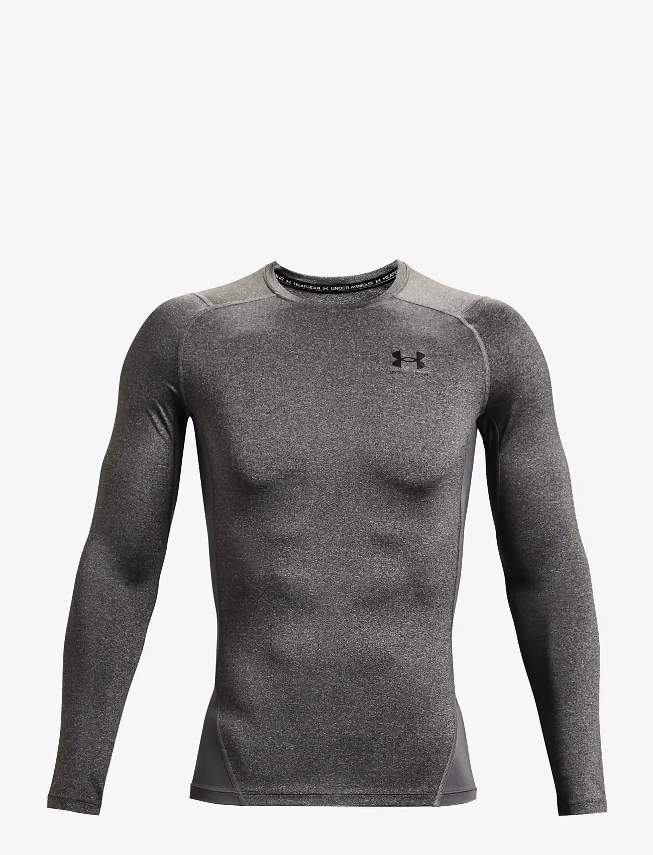 Under Armour - UA HG Armour Comp LS - langærmede t-shirts - carbon heather - 1