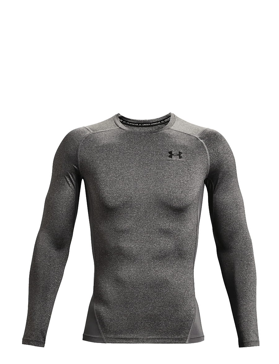 Under Armour - UA HG Armour Comp LS - långärmade tröjor - carbon heather - 1