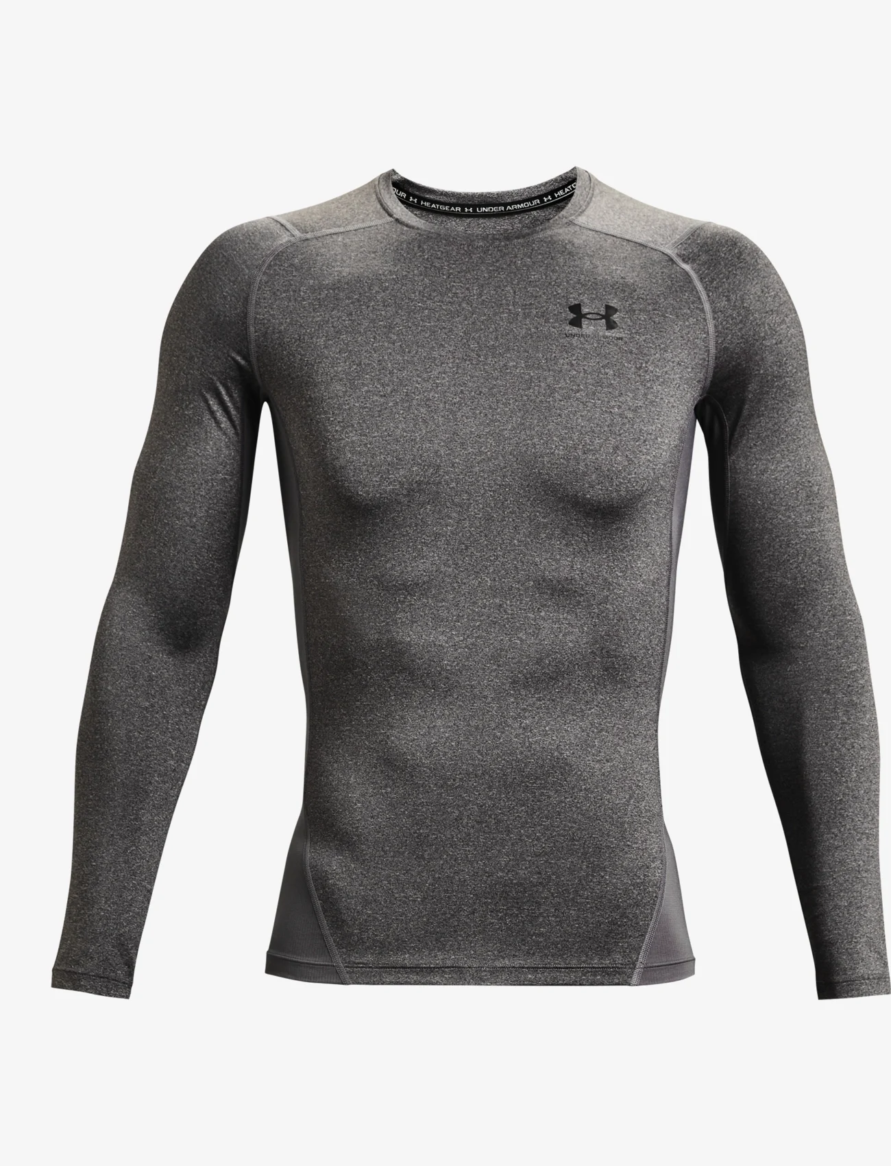 Under Armour - UA HG Armour Comp LS - longsleeved tops - carbon heather - 0