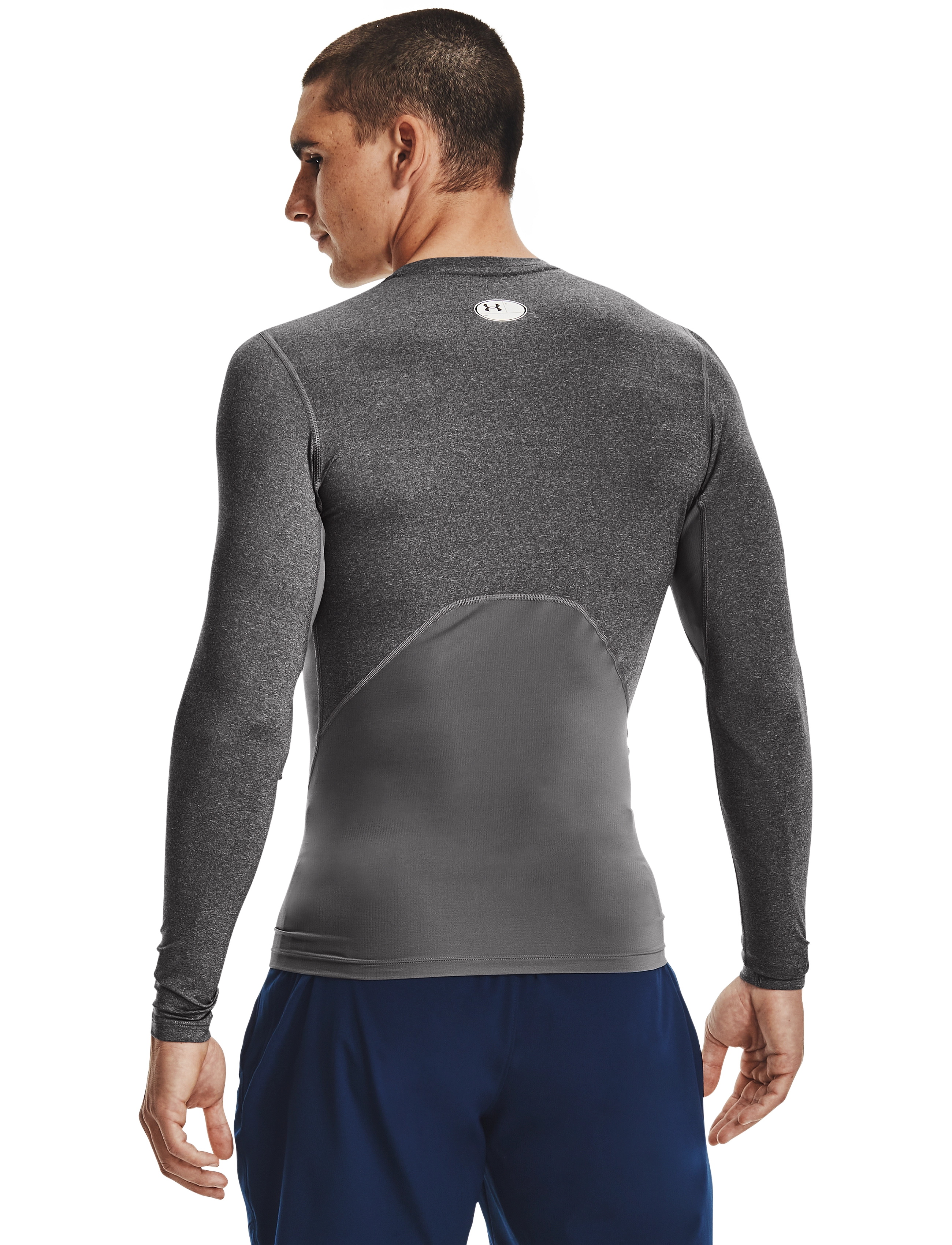 Under Armour - UA HG Armour Comp LS - langarmshirts - carbon heather - 4