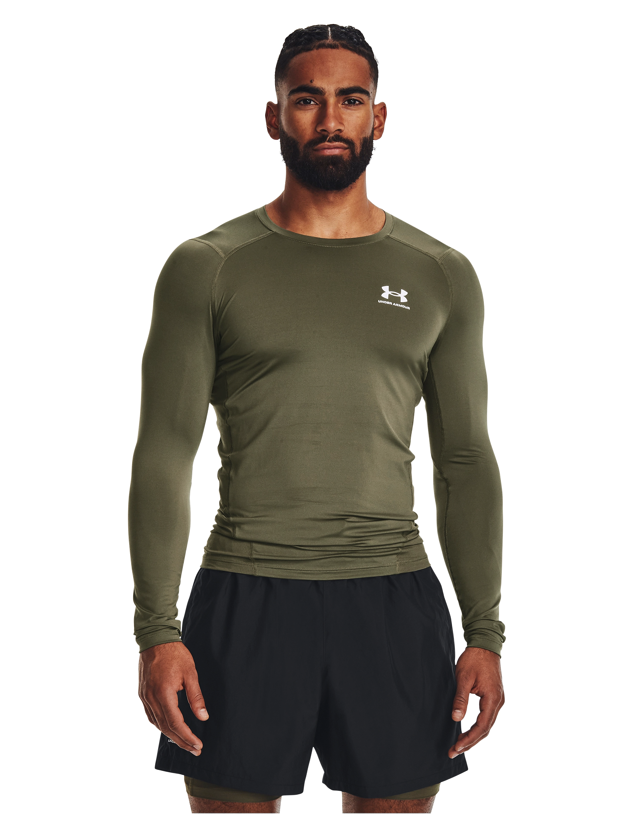 Under Armour - UA HG Armour Comp LS - die niedrigsten preise - marine od green - 3