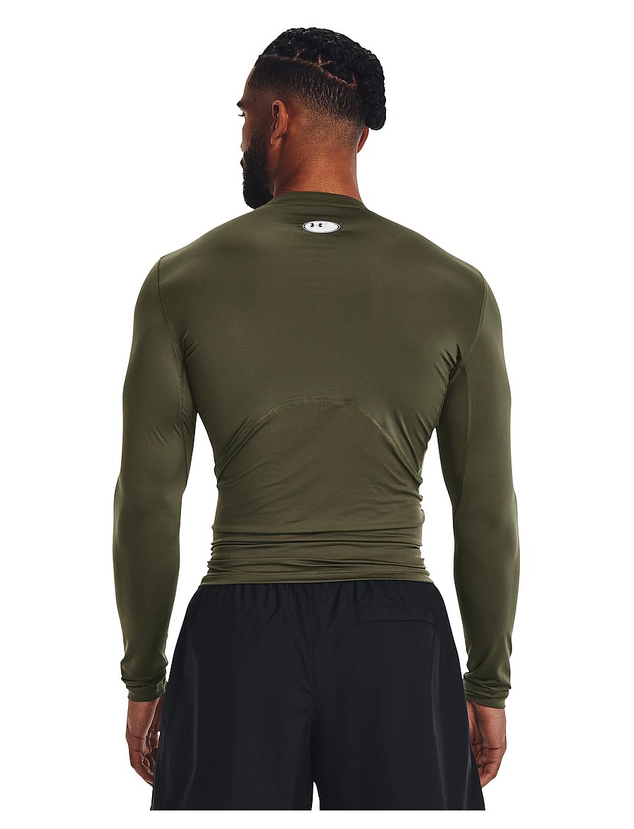 Under Armour - UA HG Armour Comp LS - langarmshirts - marine od green - 4