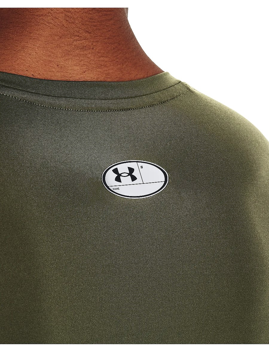 Under Armour - UA HG Armour Comp LS - langarmshirts - marine od green - 5