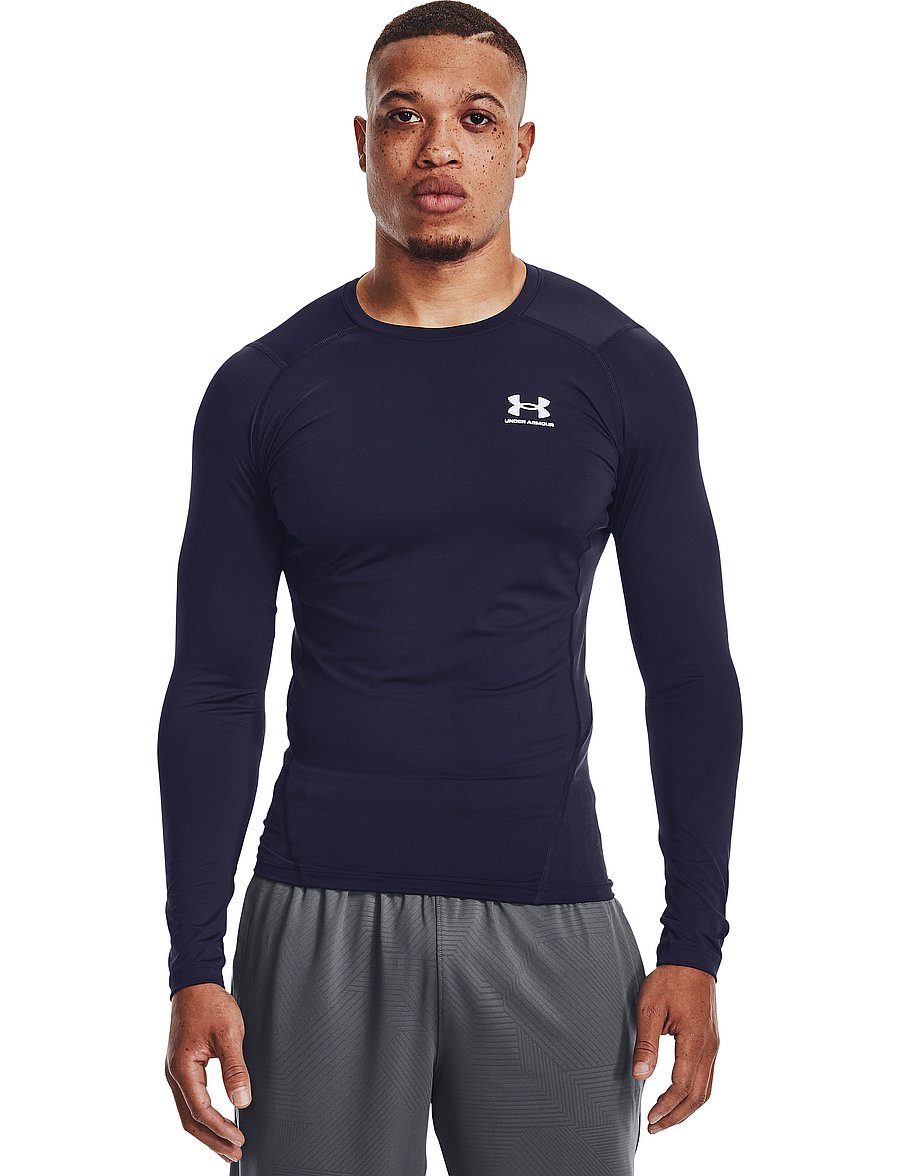 Under Armour - UA HG Armour Comp LS - långärmade tröjor - midnight navy - 3