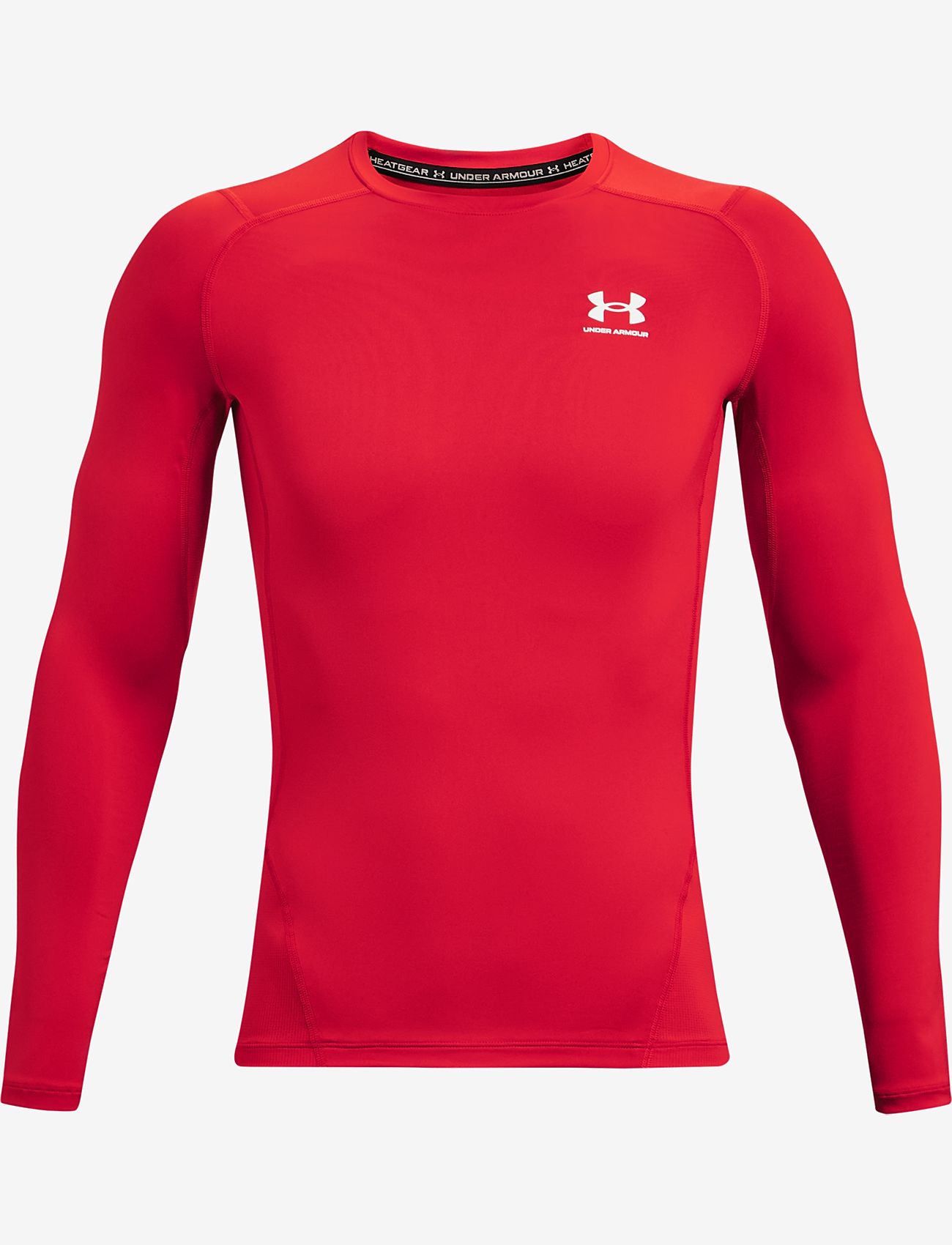 Under Armour - UA HG Armour Comp LS - langærmede t-shirts - red - 0
