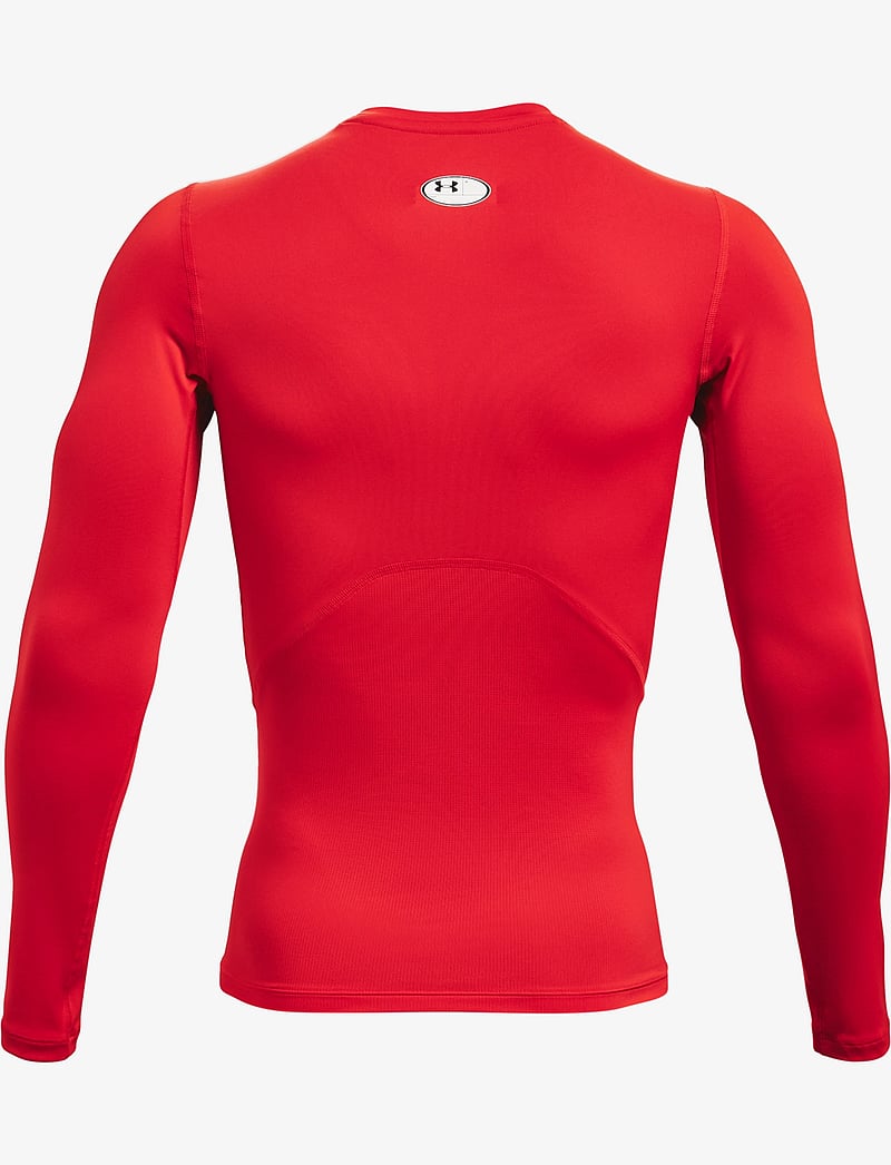 Under Armour - UA HG Armour Comp LS - langærmede t-shirts - red - 1