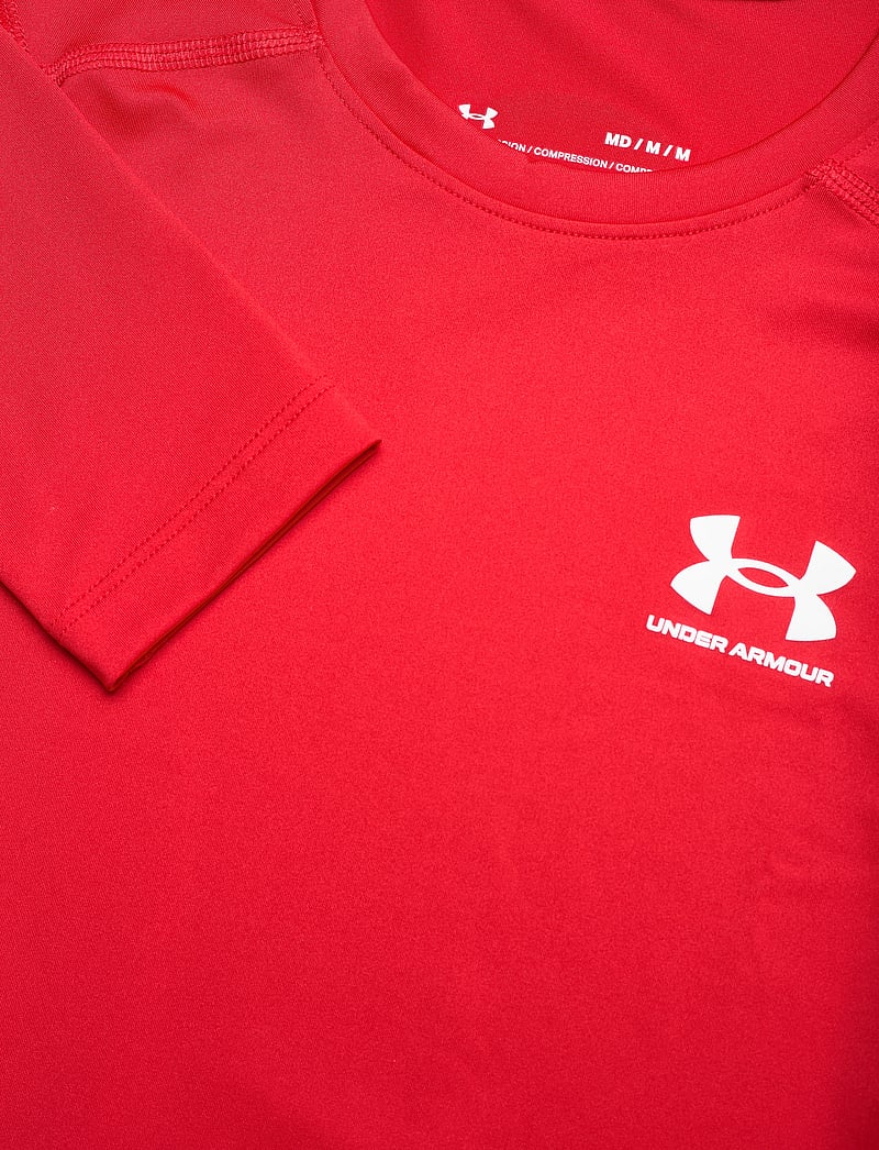 Under Armour - UA HG Armour Comp LS - langærmede t-shirts - red - 5
