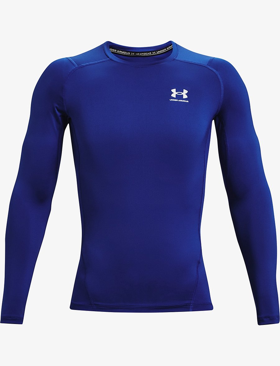 Under Armour - UA HG Armour Comp LS - langærmede t-shirts - royal - 1