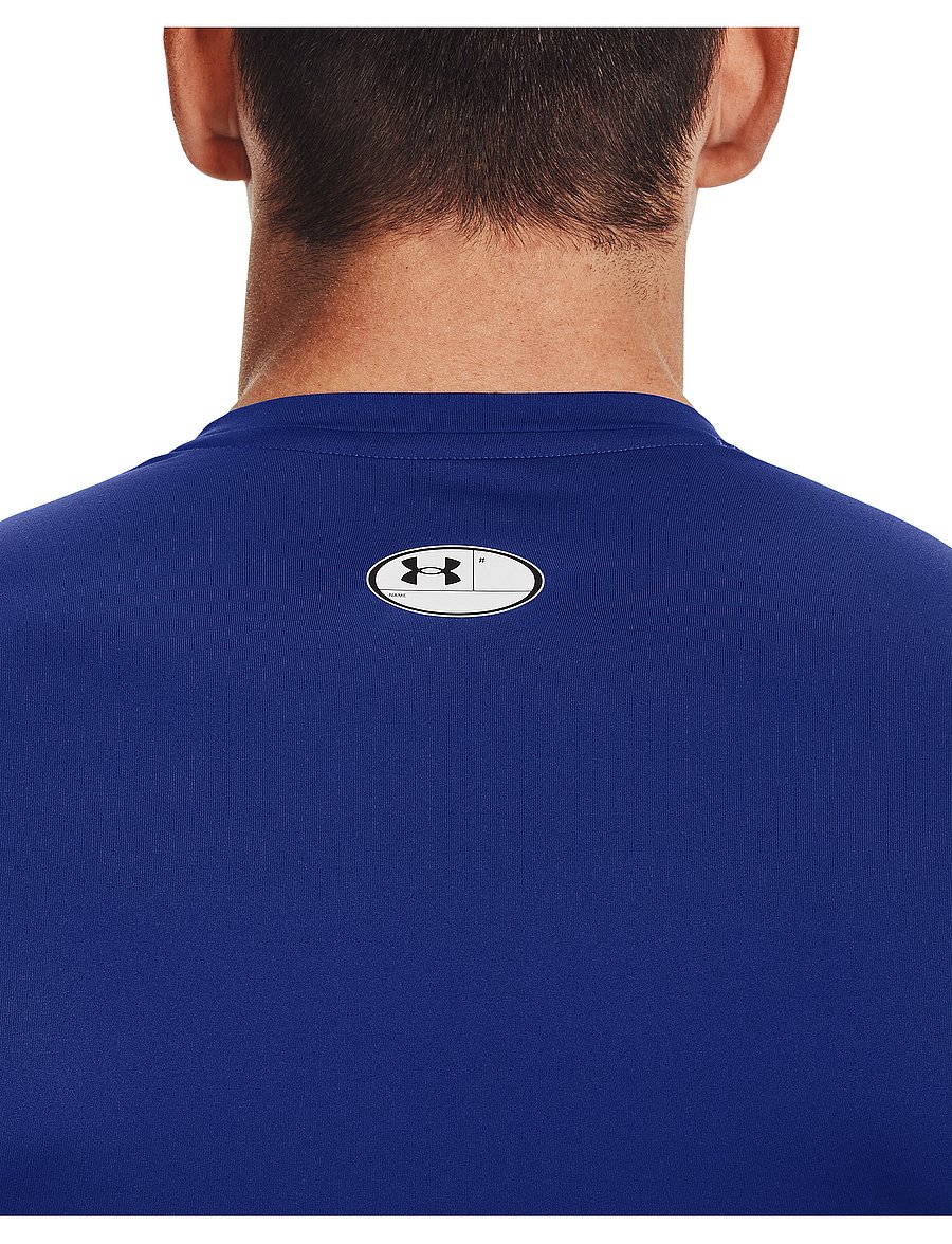 Under Armour - UA HG Armour Comp LS - langærmede t-shirts - royal - 5