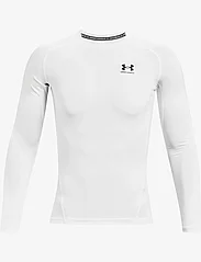 Under Armour - UA HG Armour Comp LS - longsleeved tops - white - 1