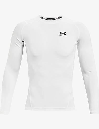 Under Armour UA HG Armour Comp LS - Kläder - WHITE / white