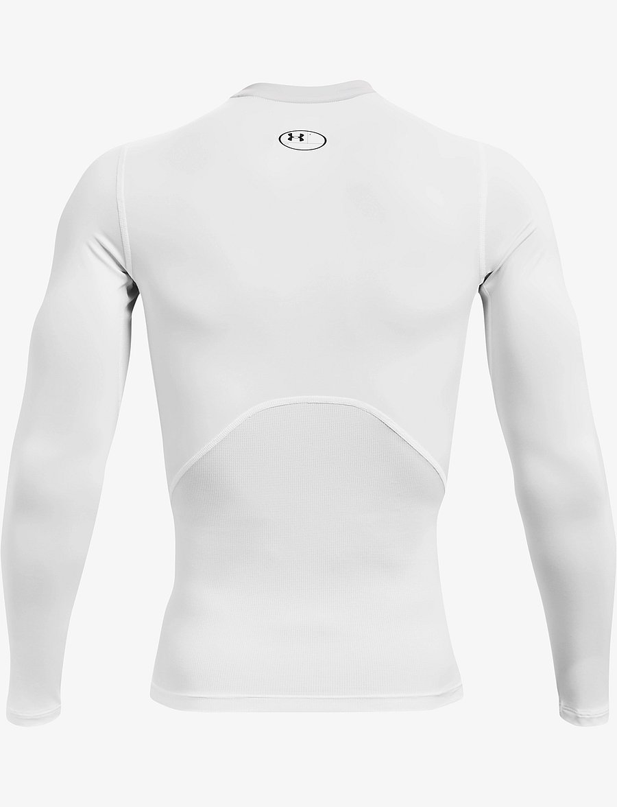 Under Armour - UA HG Armour Comp LS - langærmede t-shirts - white - 2
