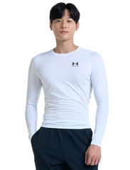 Under Armour - UA HG Armour Comp LS - longsleeved tops - white - 3