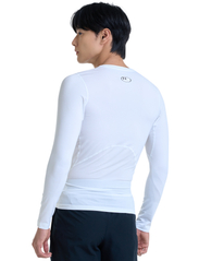 Under Armour - UA HG Armour Comp LS - longsleeved tops - white - 4