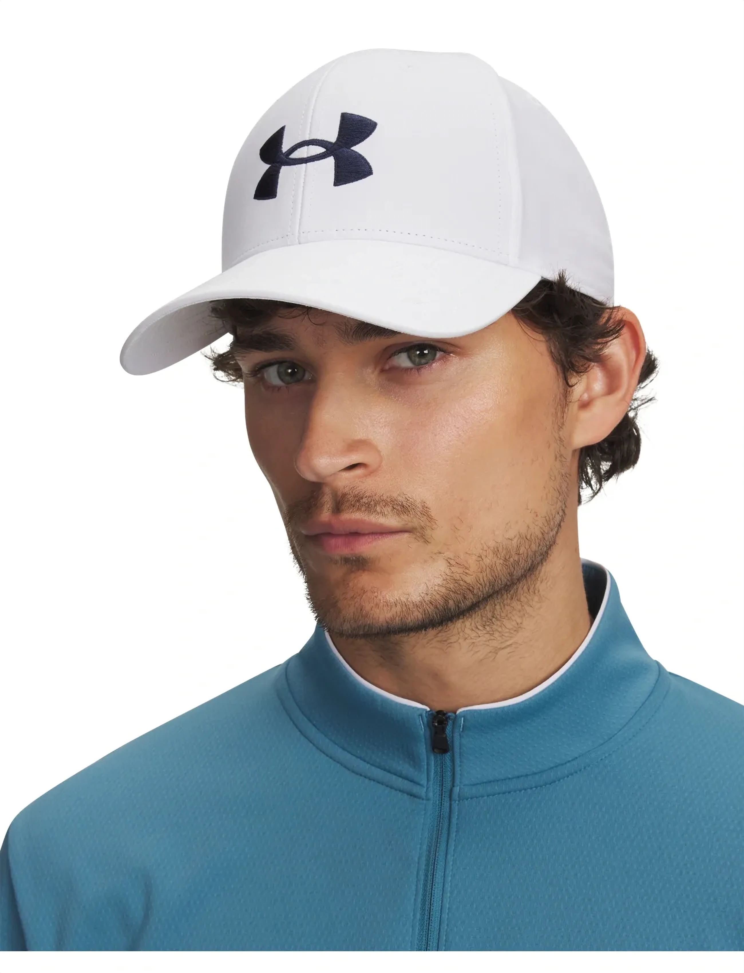 Under Armour M Drive Low Adj, One Size, Headwear, Weiß - Caps, Männerswear