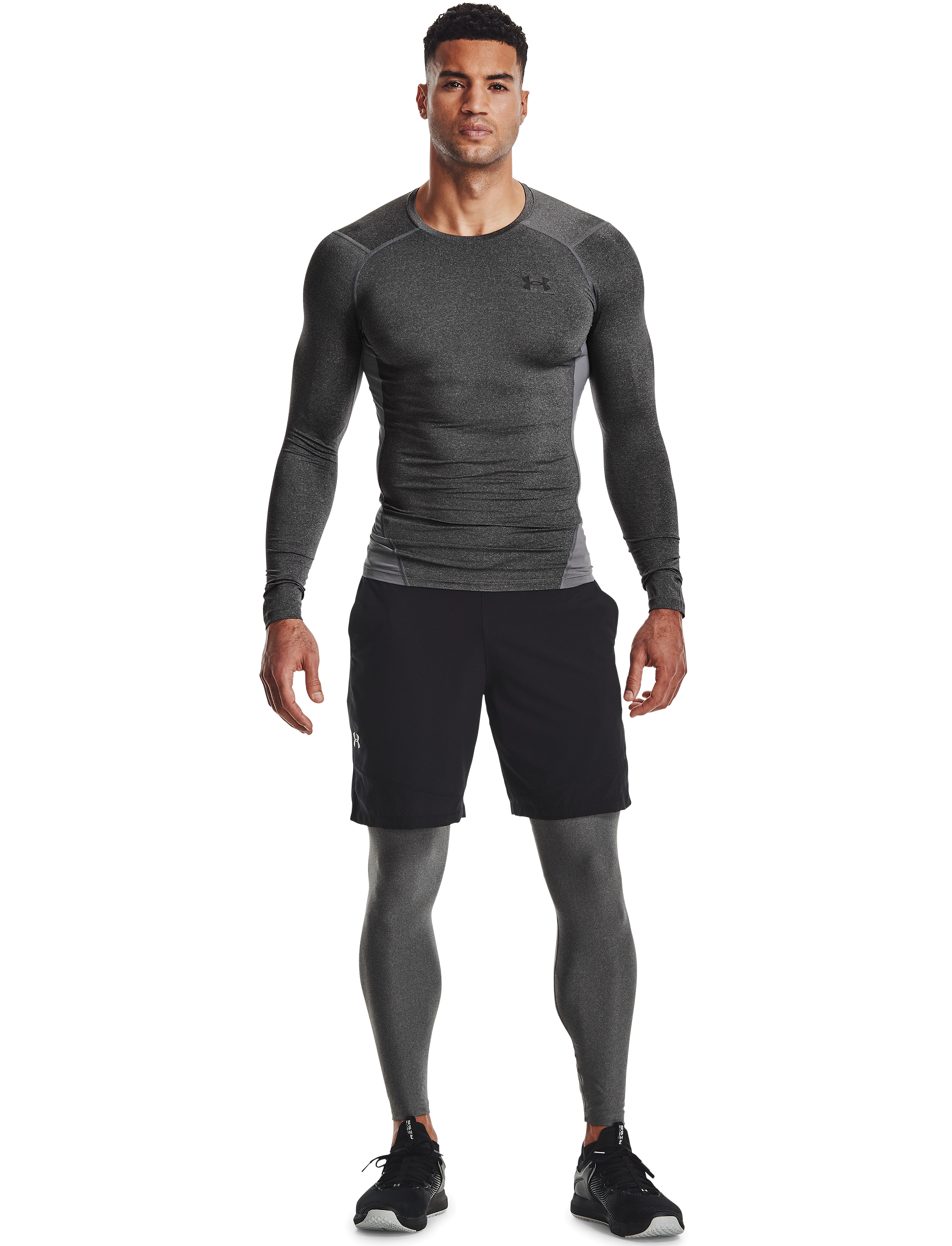 Under Armour Ua Hg Armour Leggings, XXL, Grey, Sport > Løbetræningstights, Herre