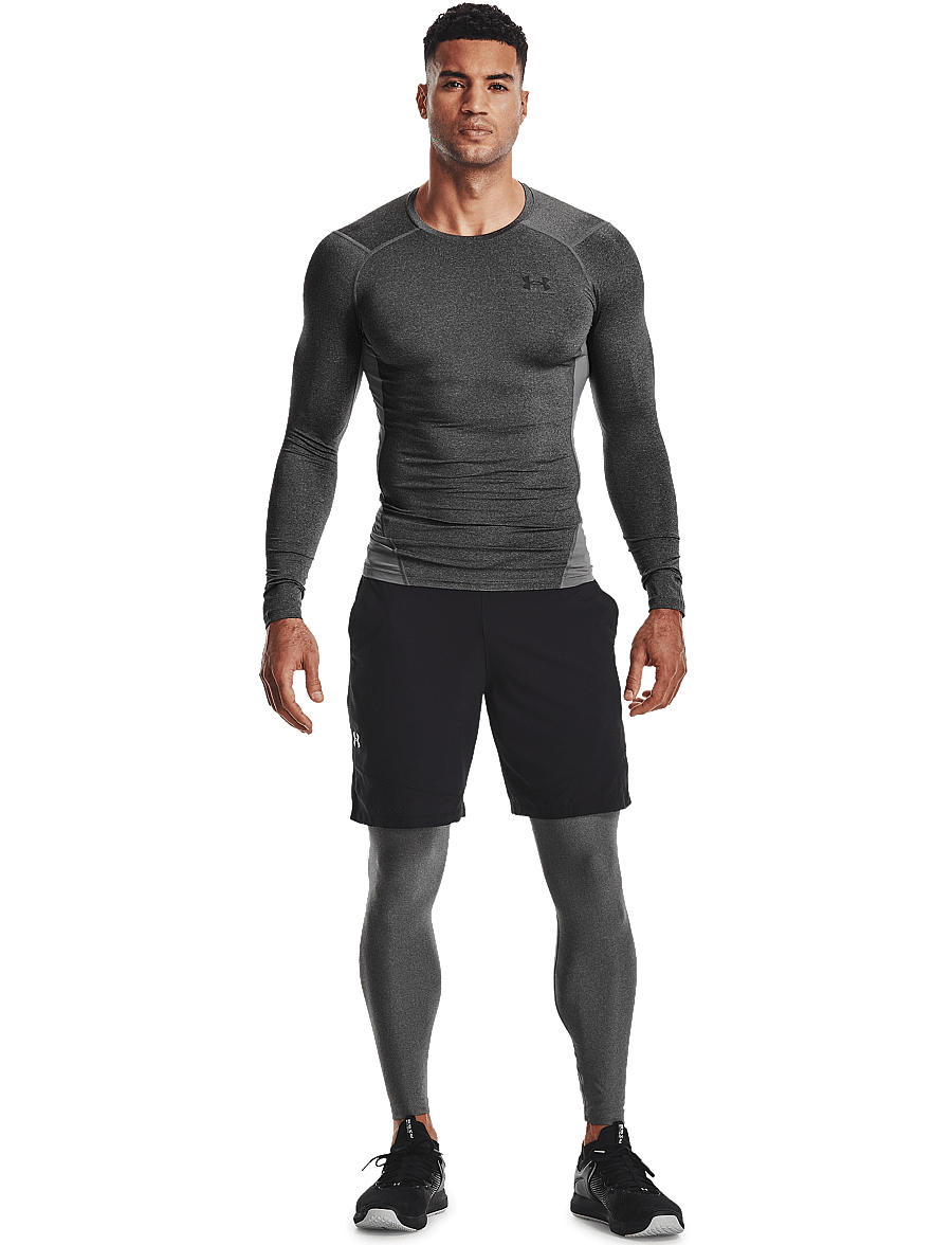 Under Armour - UA HG Armour Leggings - træningstights - carbon heather - 0