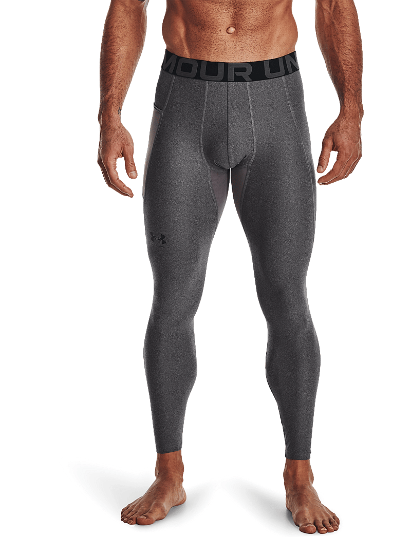 Under Armour - UA HG Armour Leggings - träningstights - carbon heather - 4
