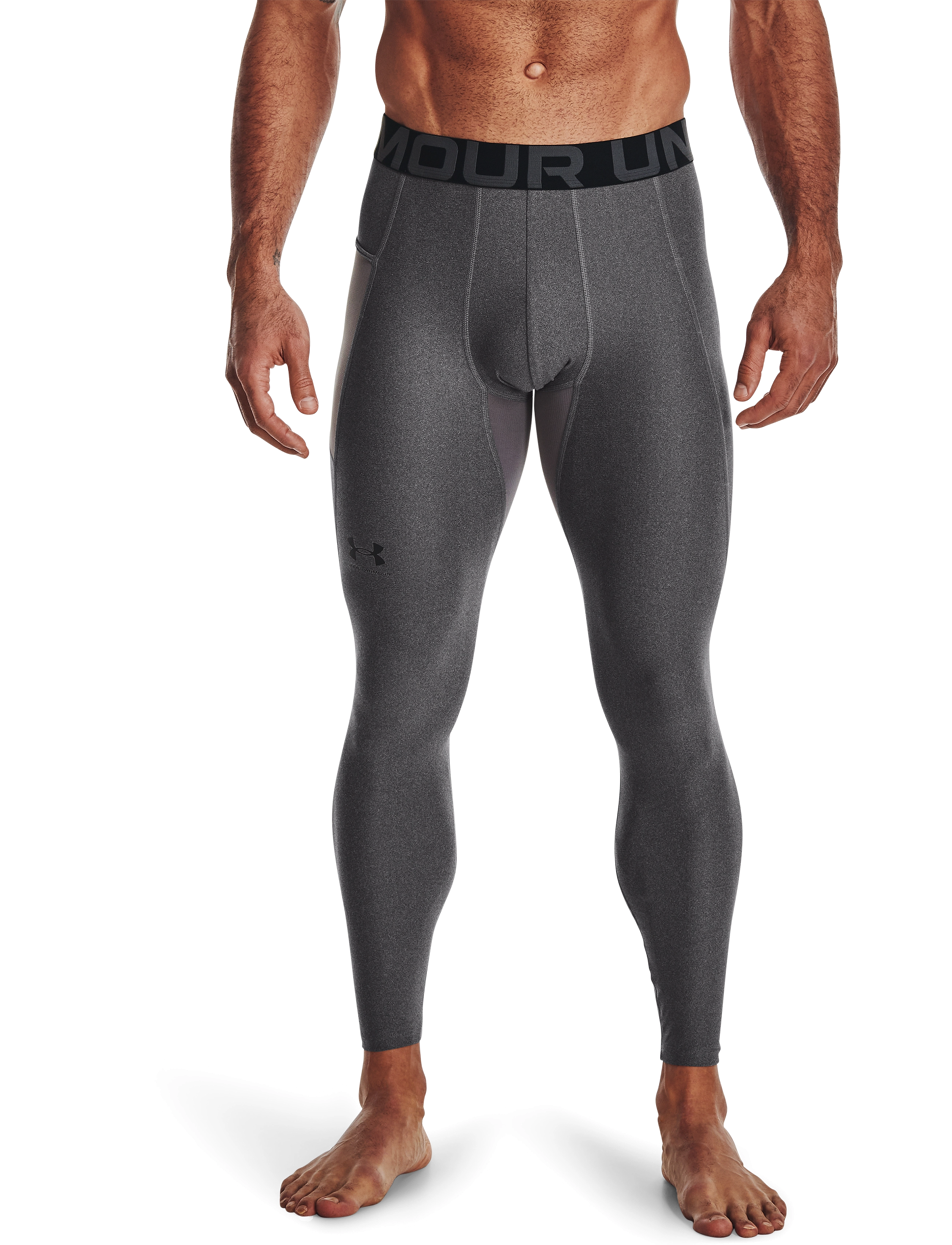Under Armour - UA HG Armour Leggings - træningstights - carbon heather - 4