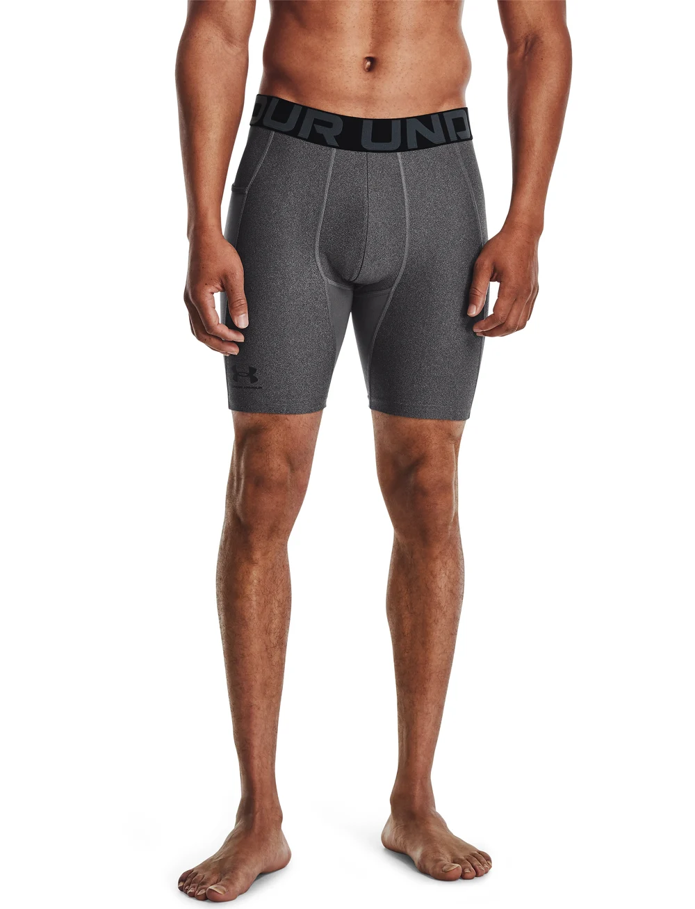 Under Armour - UA HG Armour Shorts - träningstights - carbon heather - 0