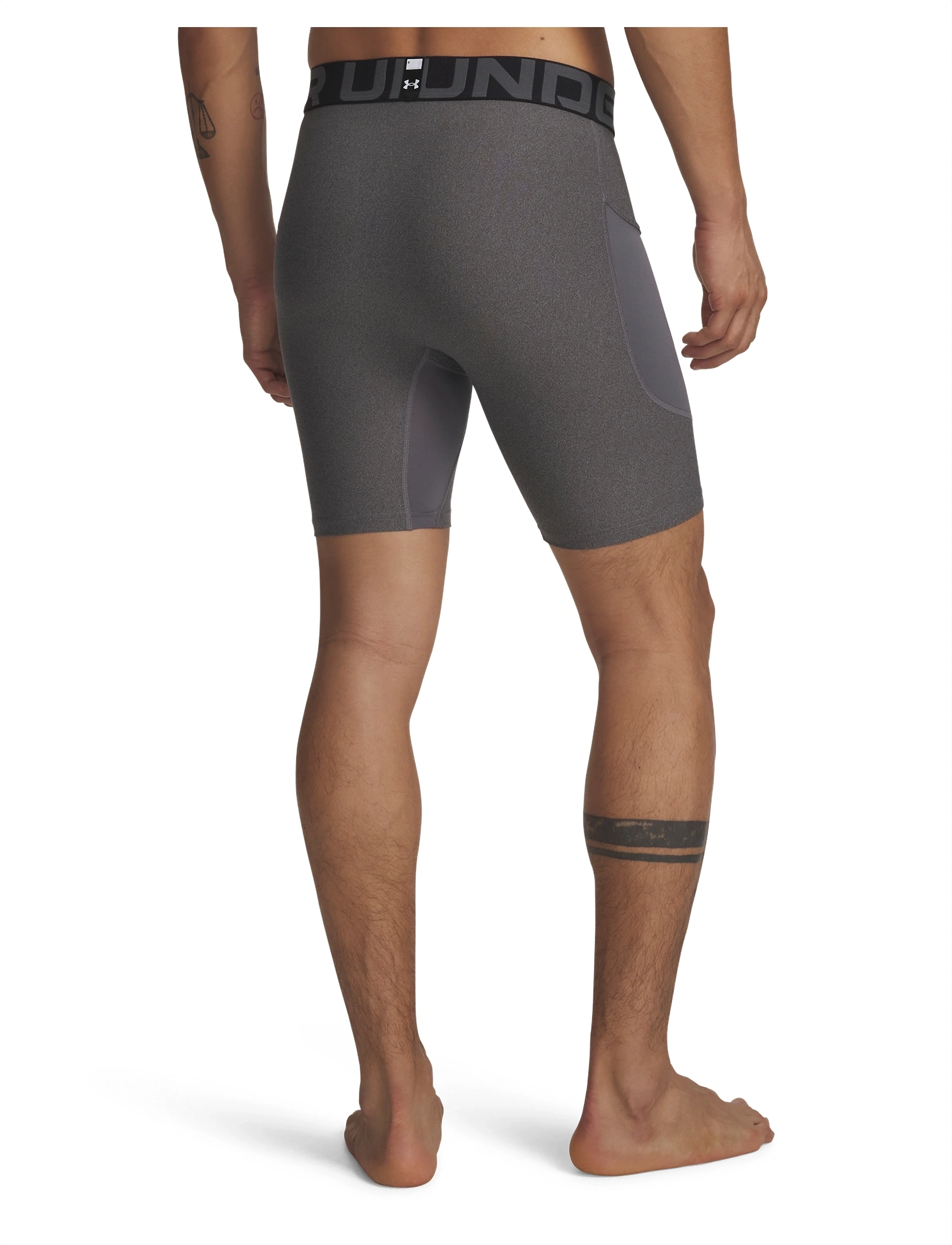 Under Armour - UA HG Armour Shorts - sportinės tamprės - carbon heather - 3