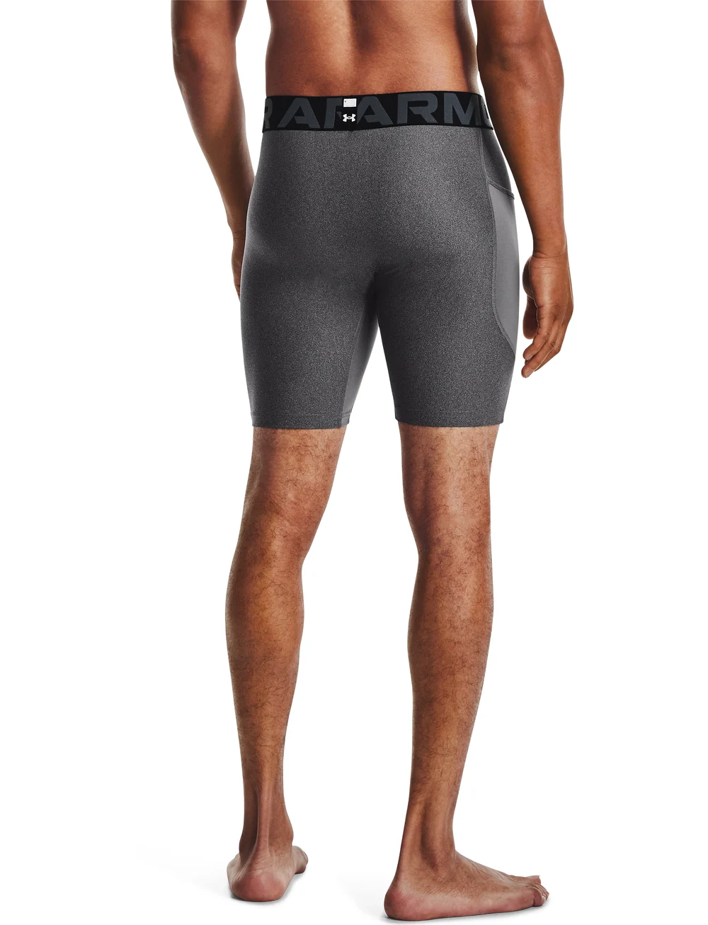 Under Armour - UA HG Armour Shorts - träningstights - carbon heather - 4