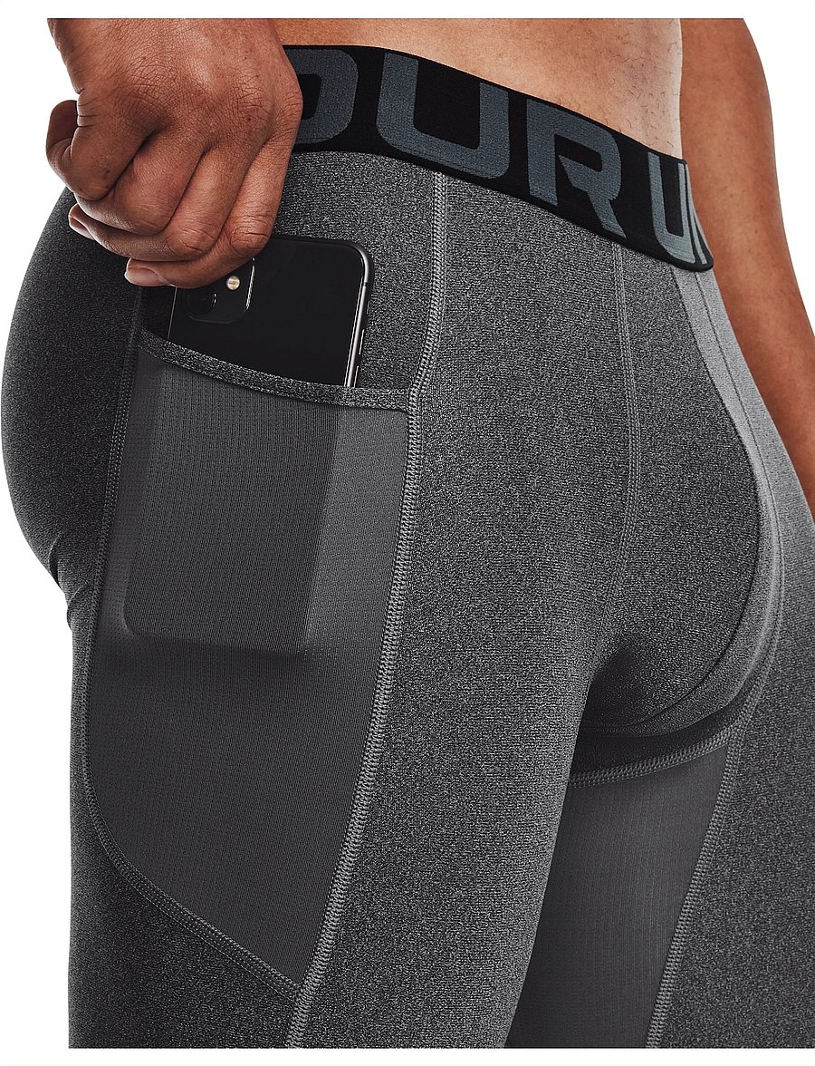 Under Armour - UA HG Armour Shorts - sportinės tamprės - carbon heather - 5