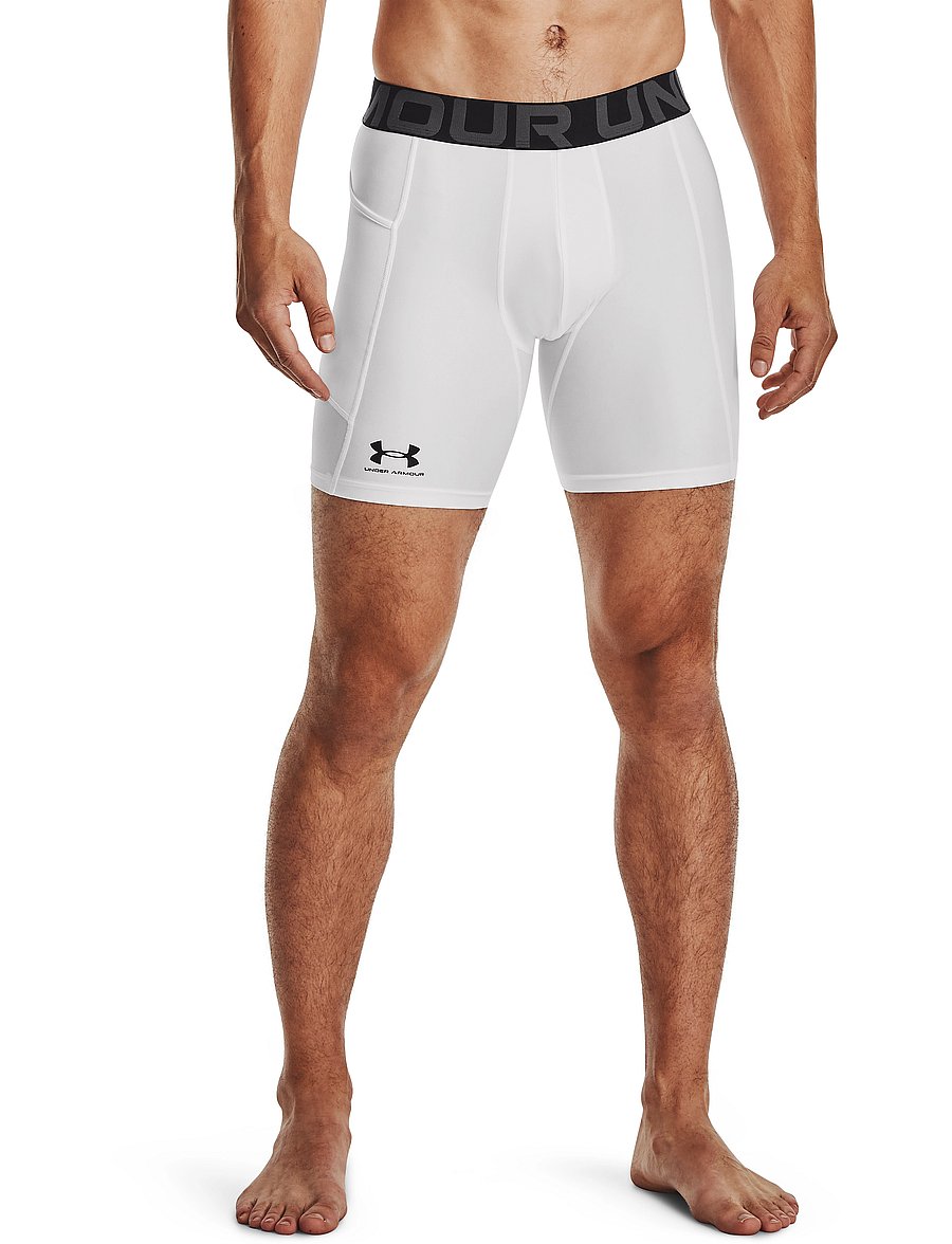 Under Armour - UA HG Armour Shorts - collants d'entraînement - white - 3