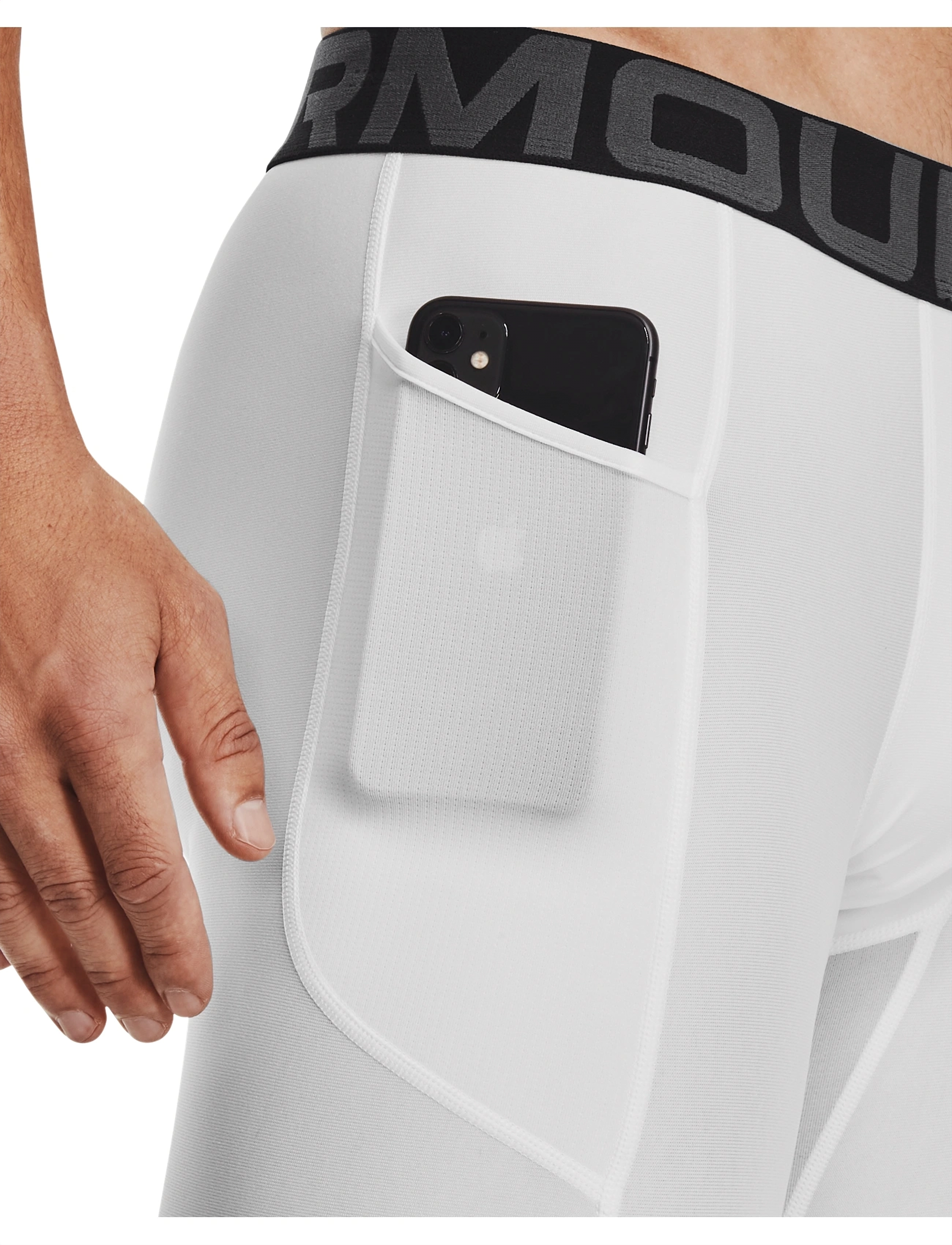Under Armour - UA HG Armour Shorts - collants d'entraînement - white - 5