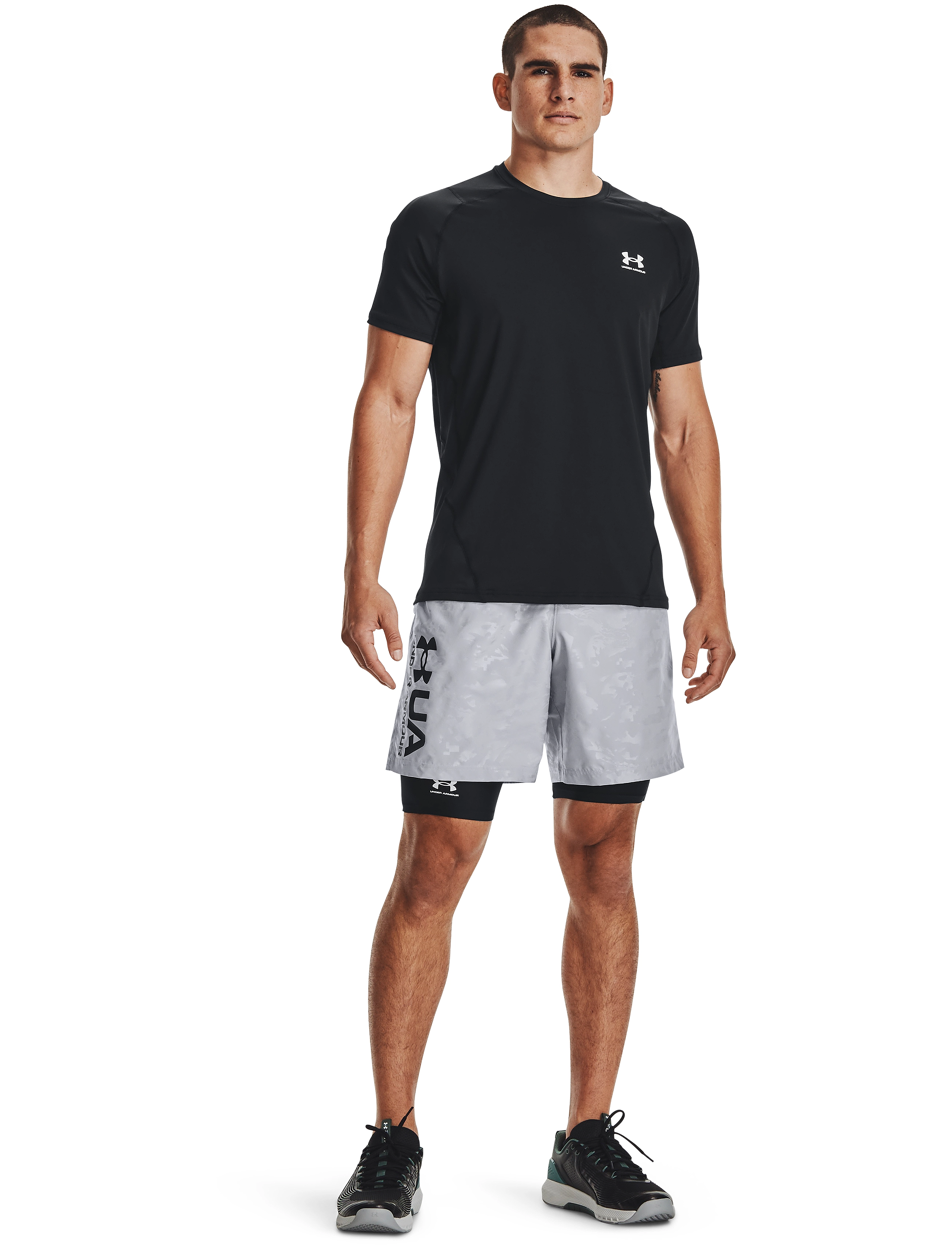 Under Armour Ua Hg Armour Lng Shorts, XXL, Black, Shorts > Sportsshorts, Herre