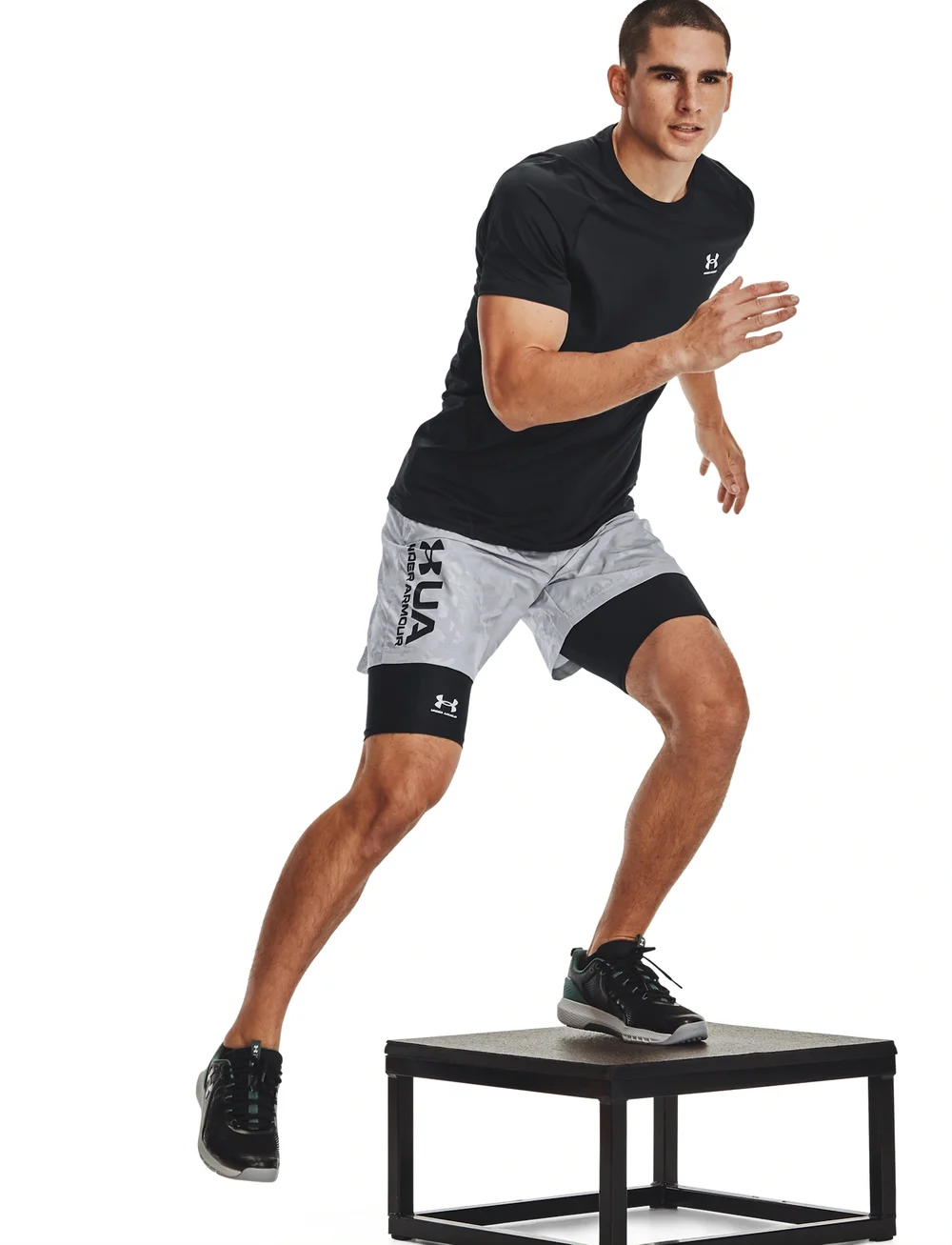 Under Armour - UA HG Armour Lng Shorts - træningstights - black - 5