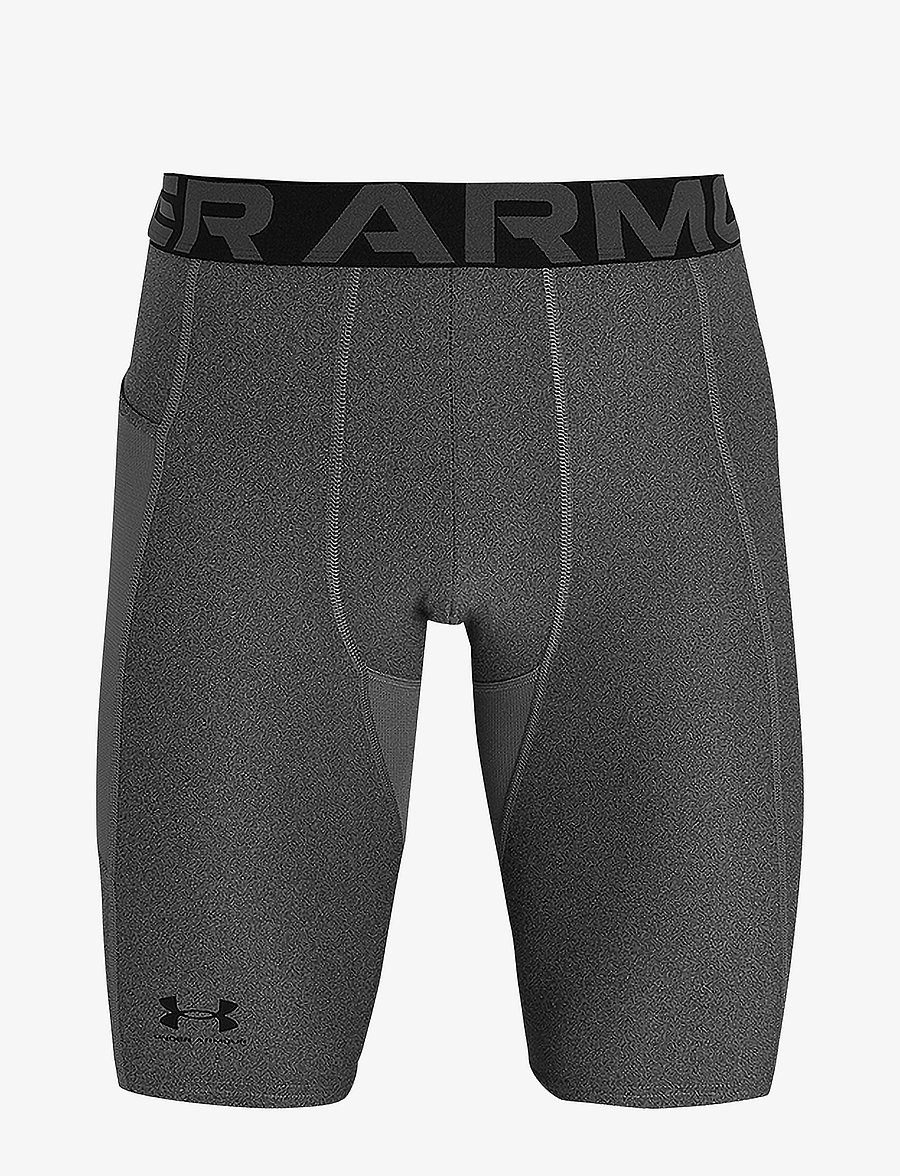 Under Armour - UA HG Armour Lng Shorts - treeningretuusid - carbon heather - 1